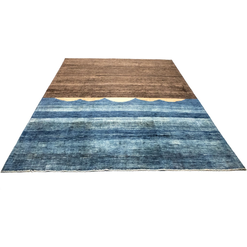 morgenland Wollteppich »Ziegler Modern Teppich handgeknüpft mehrfarbig«, rechteckig, handgeknüpft