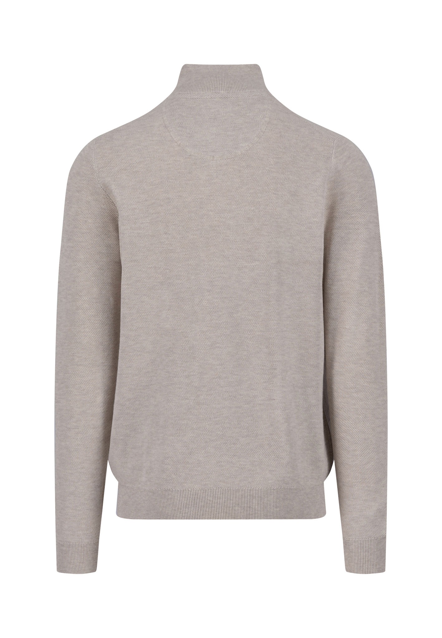 FYNCH-HATTON Troyer aus reiner Baumwolle, mit Logo-Stickerei, Regular Fit günstig online kaufen