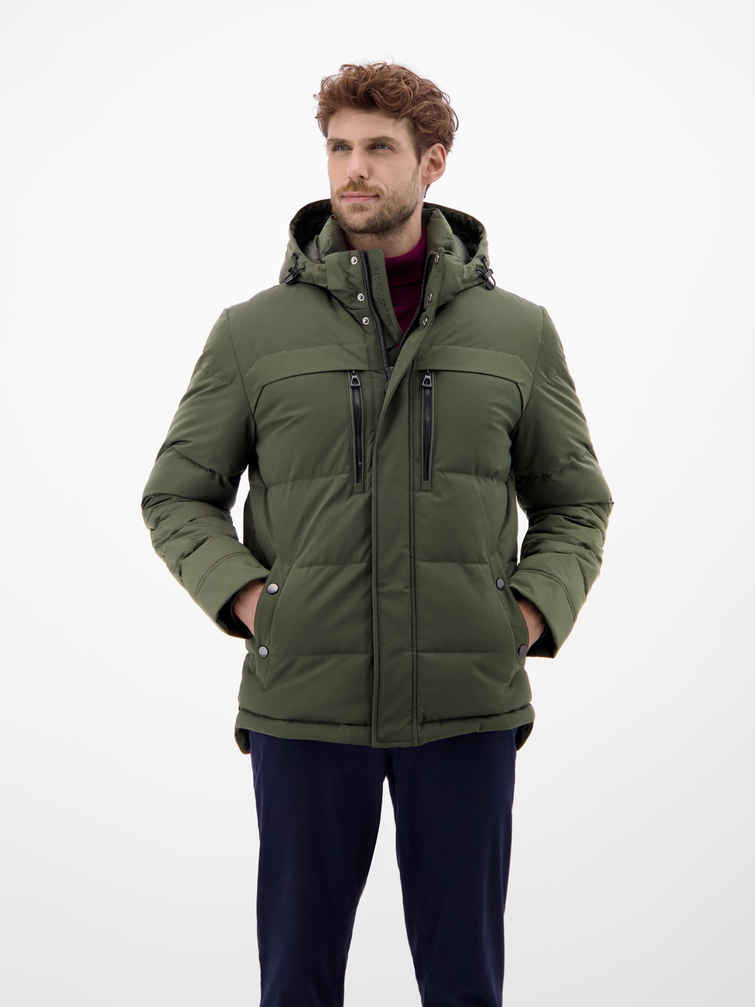 LERROS Steppjacke "LERROS Funktionale Steppjacke für Herren", mit Kapuze, W günstig online kaufen