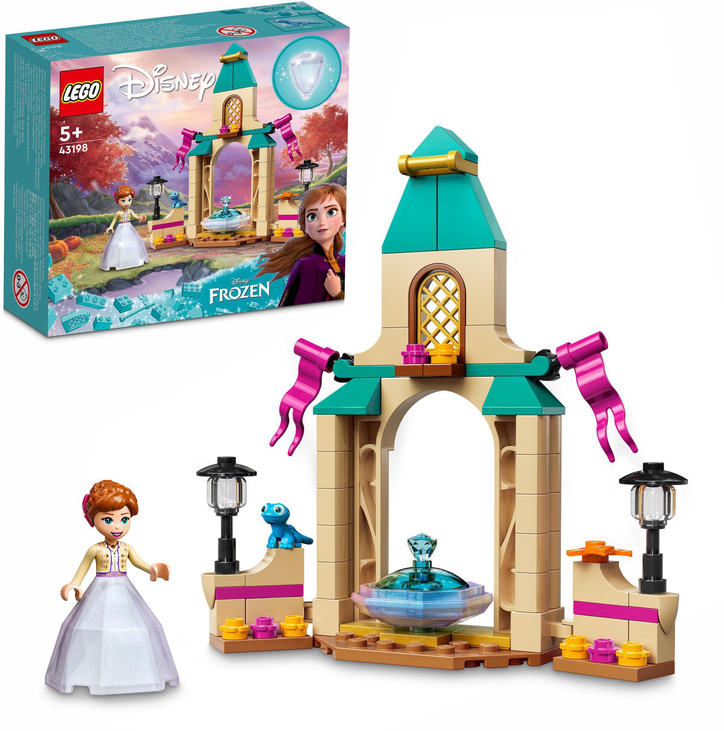 LEGO® Konstruktionsspielsteine »Annas Schlosshof (43198), LEGO® Disney«, (74 St.)