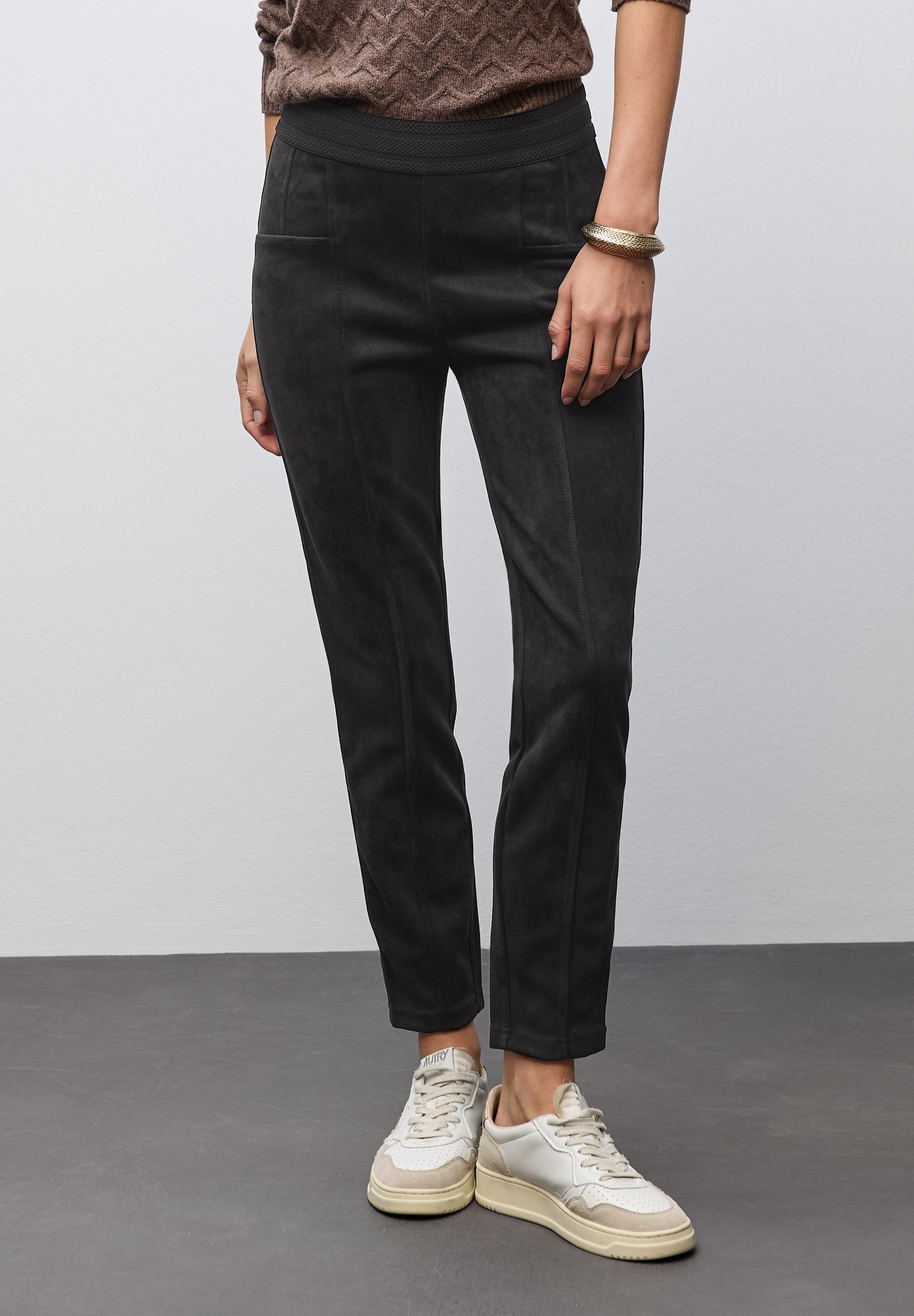 STREET ONE Stoffhose "Style Hope" mit elastischem Bund günstig online kaufen