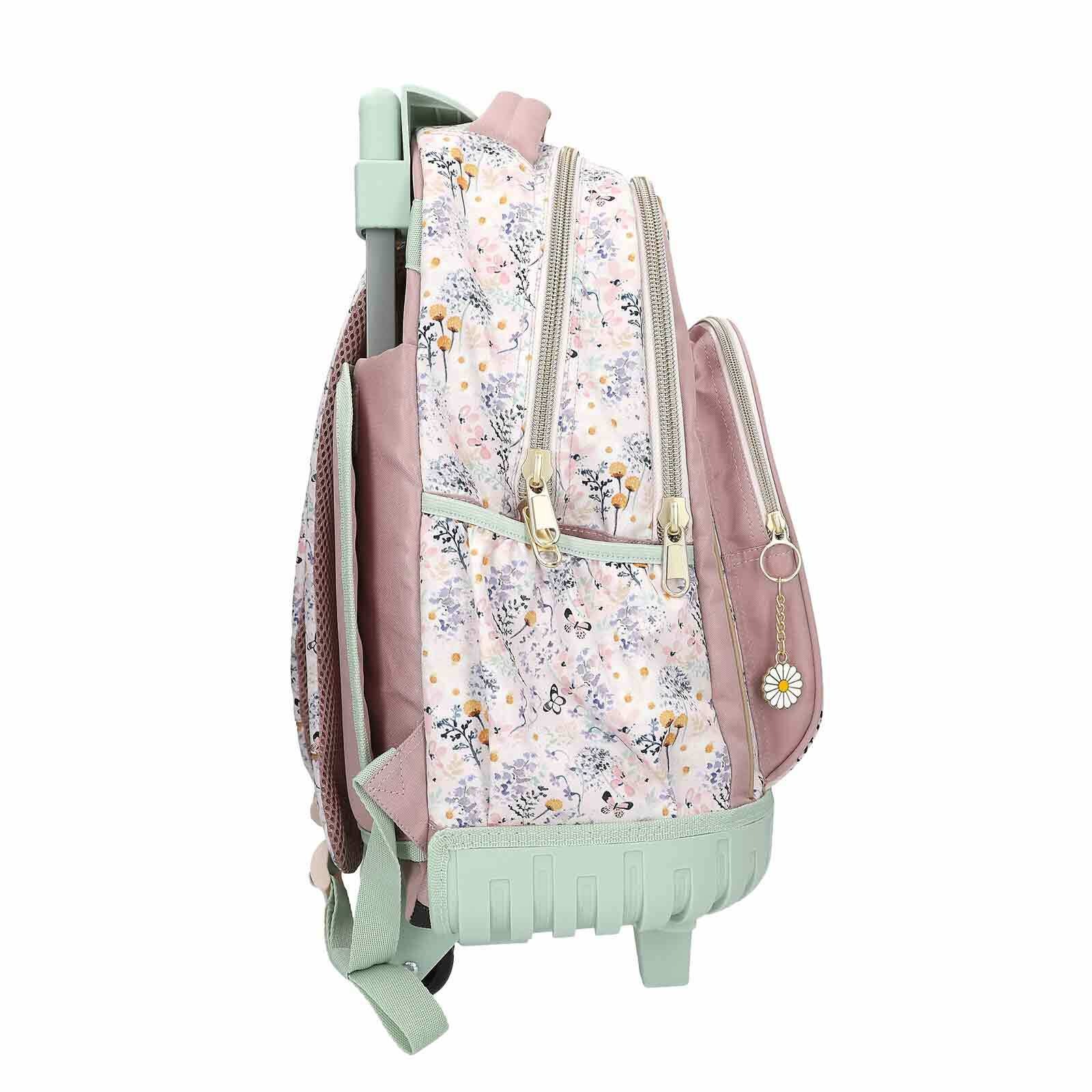 Rucksack DEPESCHE "Schulrucksack Trolley SUMMER FEELING TOPModel 25 x 34 x 52 cm bunt", Kinder, bunt, Polyester, Rucksäcke Rucksack 3