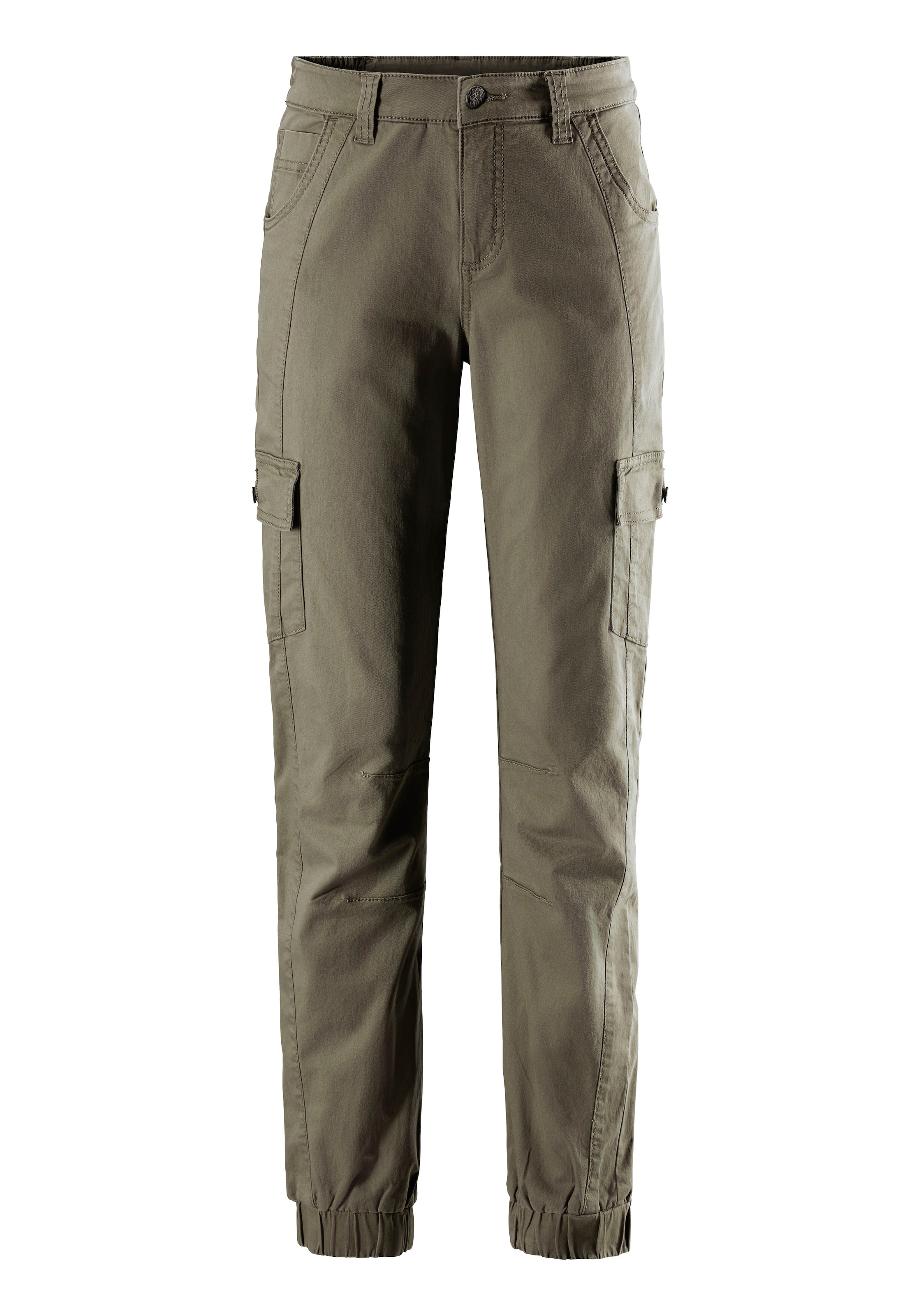 Vivance active Trekkinghose »Cargo Jeans Optik«, Baumwollmix mit Cargo Taschen