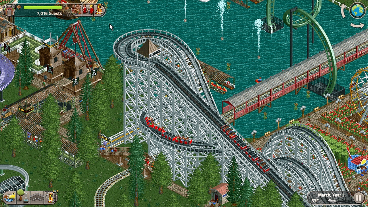 ATARI Spielesoftware »RollerCoaster Tycoon Classic«, Nintendo Switch