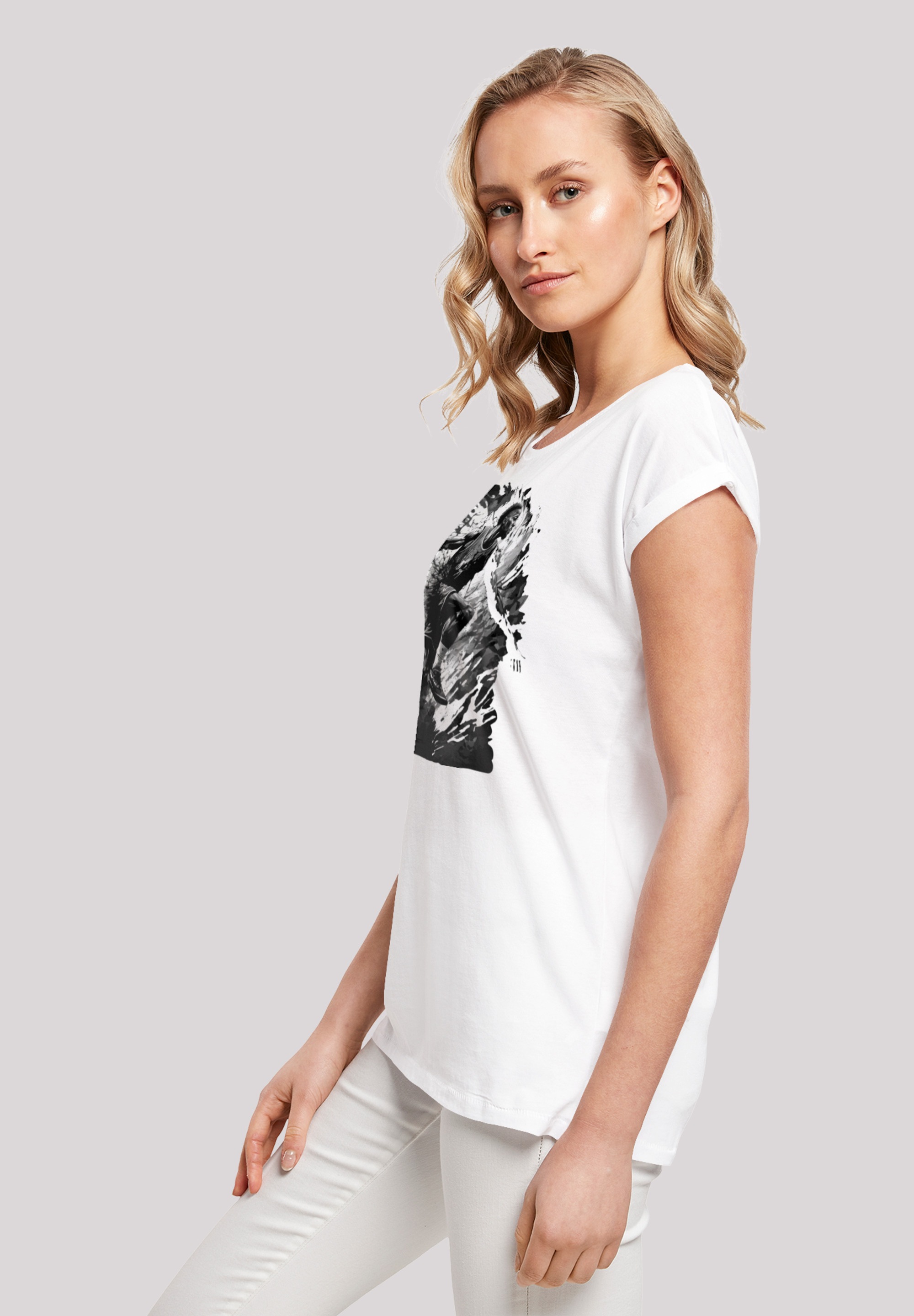 F4NT4STIC T-Shirt »Basketball Splash Sport SHORT SLEEVE«, Print