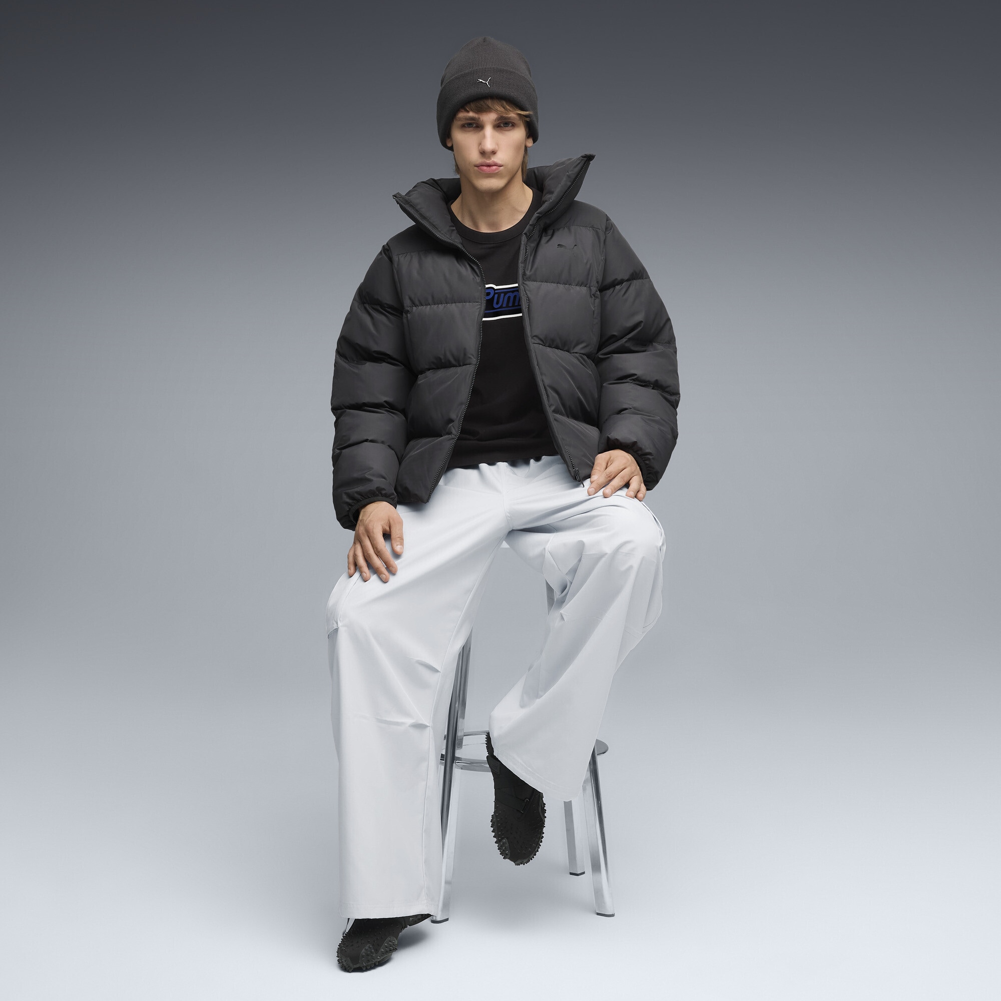 PUMA Winterjacke »Wardrobe Essentials Pufferjacke Herren«