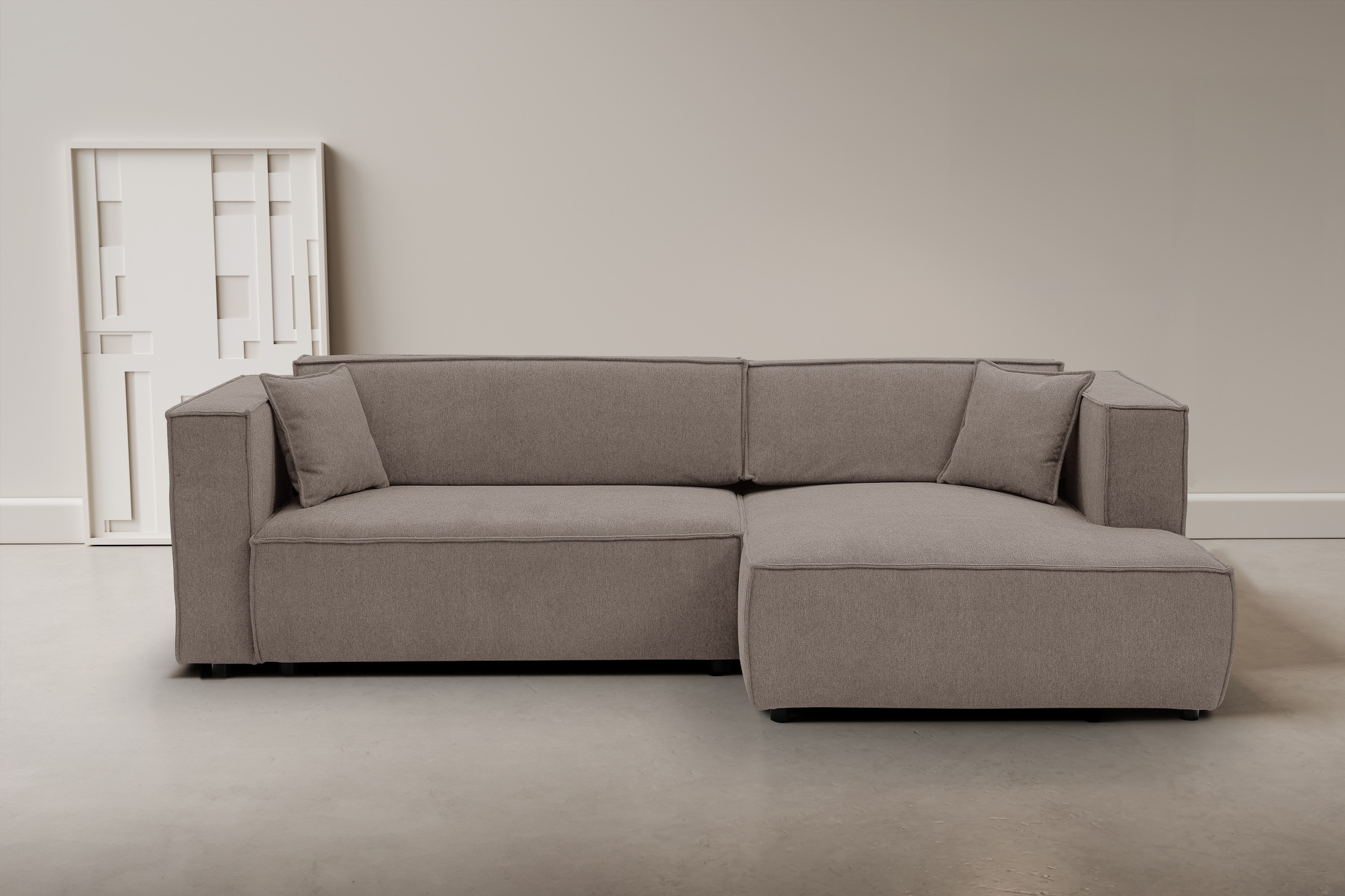 WERK2 Ecksofa "Atlanta", Design Ecksofa mit hohem Komfort, Schlaffunktion & günstig online kaufen