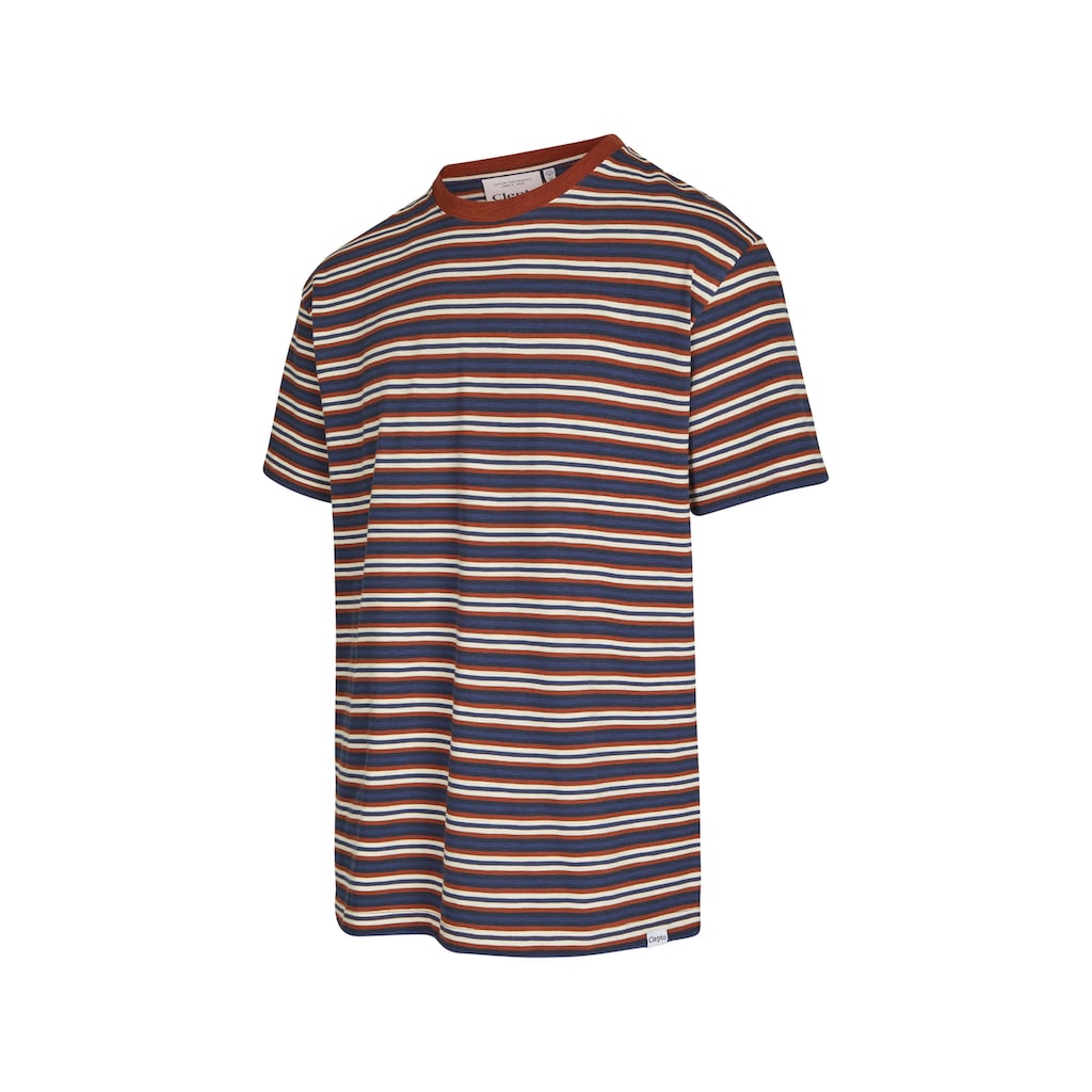 Cleptomanicx T-Shirt »Hugger Stripe« mit trendigem Streifenmuster SV9762
