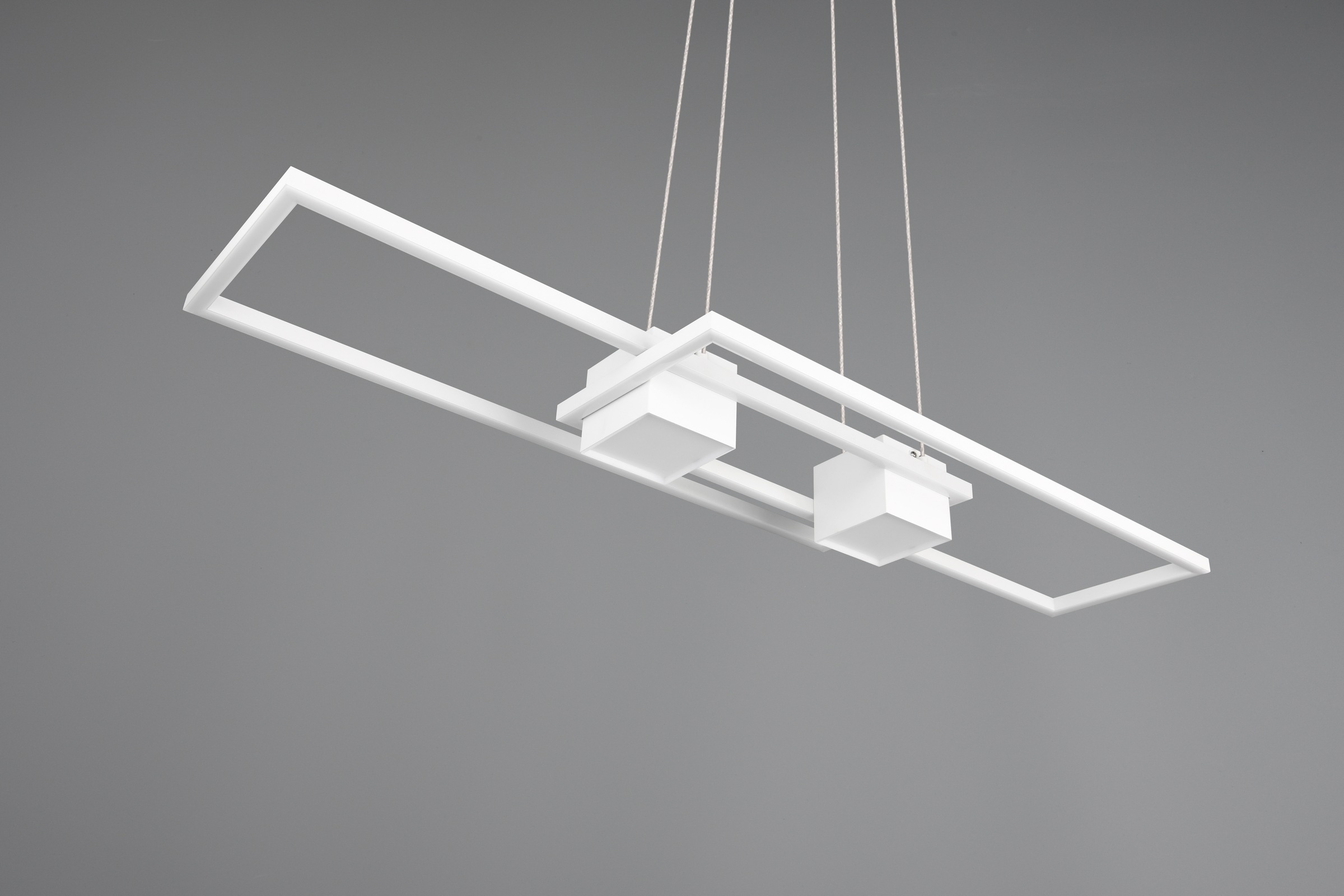 TRIO Leuchten LED Pendelleuchte »ALBANY, LED Hängelampe Wohnzimmer mit Fernbedienung, dimmbar, CCT«, 1 flammig, Leuchtmittel LED-Board | LED fest integriert, Lichtfarbe einstellbar, Memoryfunktion, Nachtlicht, up-and-down Licht