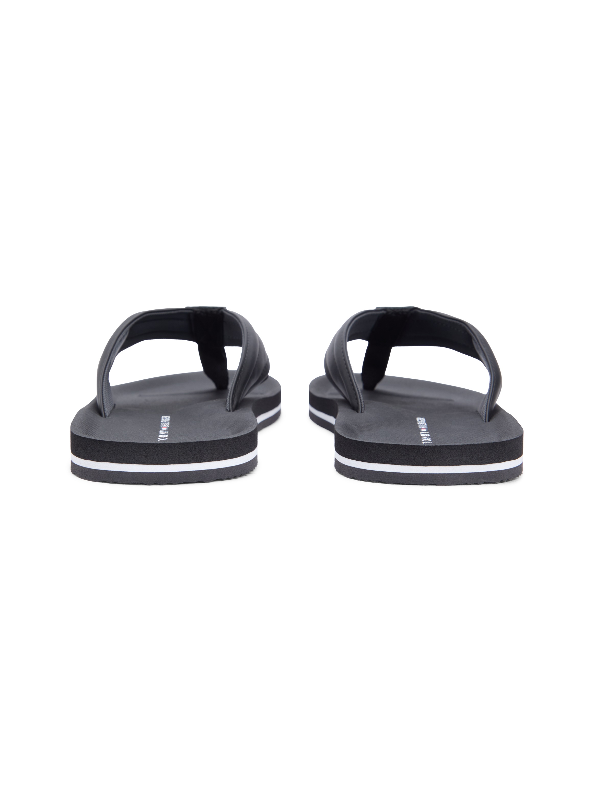 Thumbnail - Tommy Hilfiger Zehentrenner "HILFIGER PADDED BEACH SANDAL" Sommerschuh, Flats, Strandschuh mit Ziersteppung