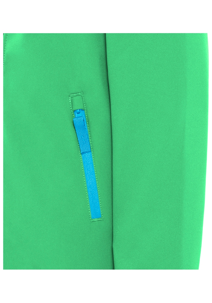 Jack Wolfskin Softshelljacke »FOURWINDS JACKET KIDS« mit Kapuze mit Windschutzblende und Kinnschutz, wasserabweisend, windabweisend