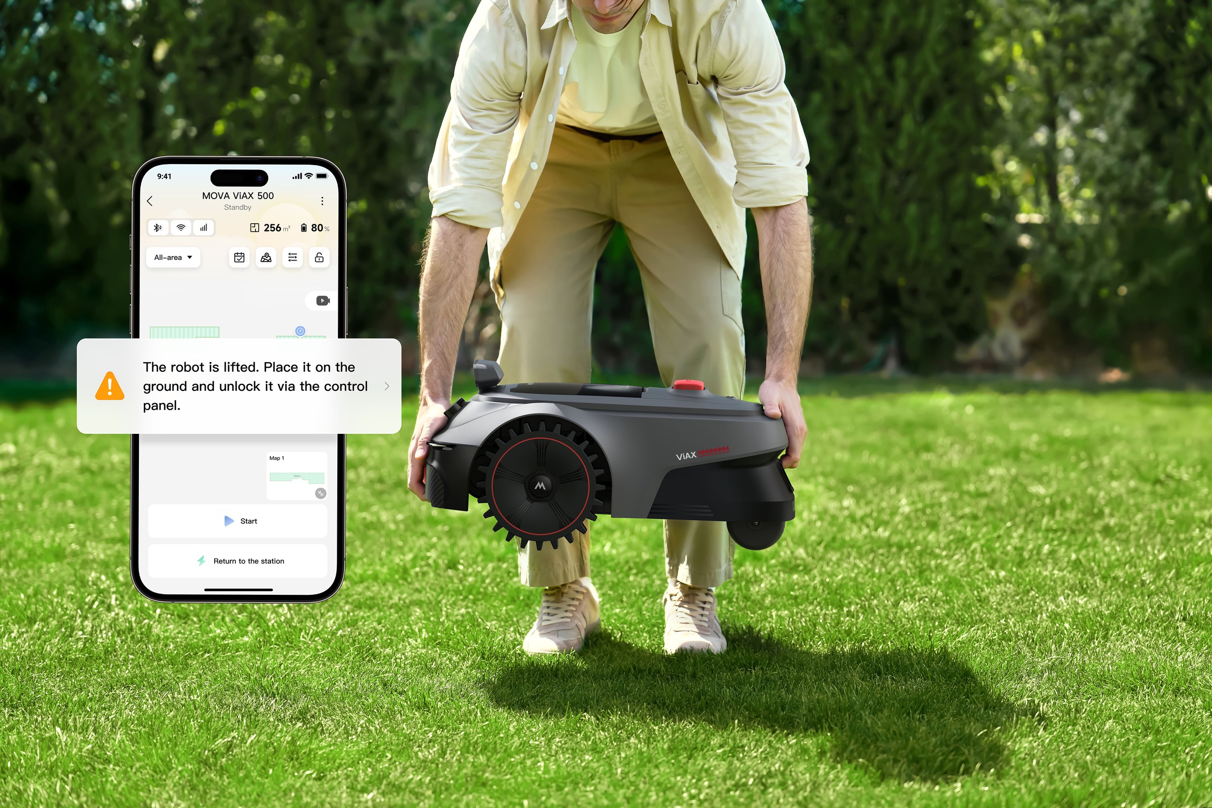 Mova Rasenmähroboter »Viax 500«