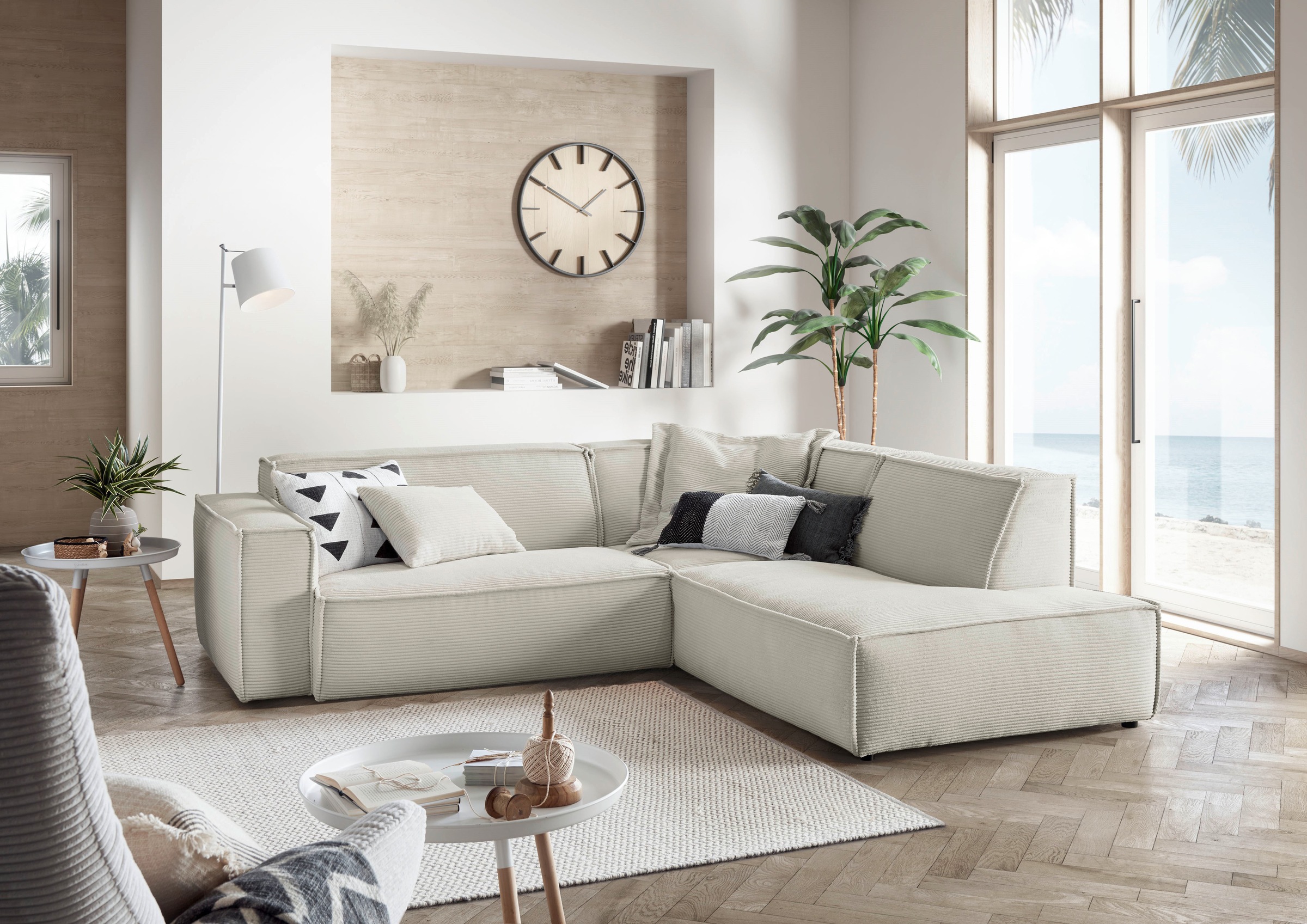 3C Candy Ecksofa "Matteo in elegant, kubischer Formensprache, bequem, L-For günstig online kaufen