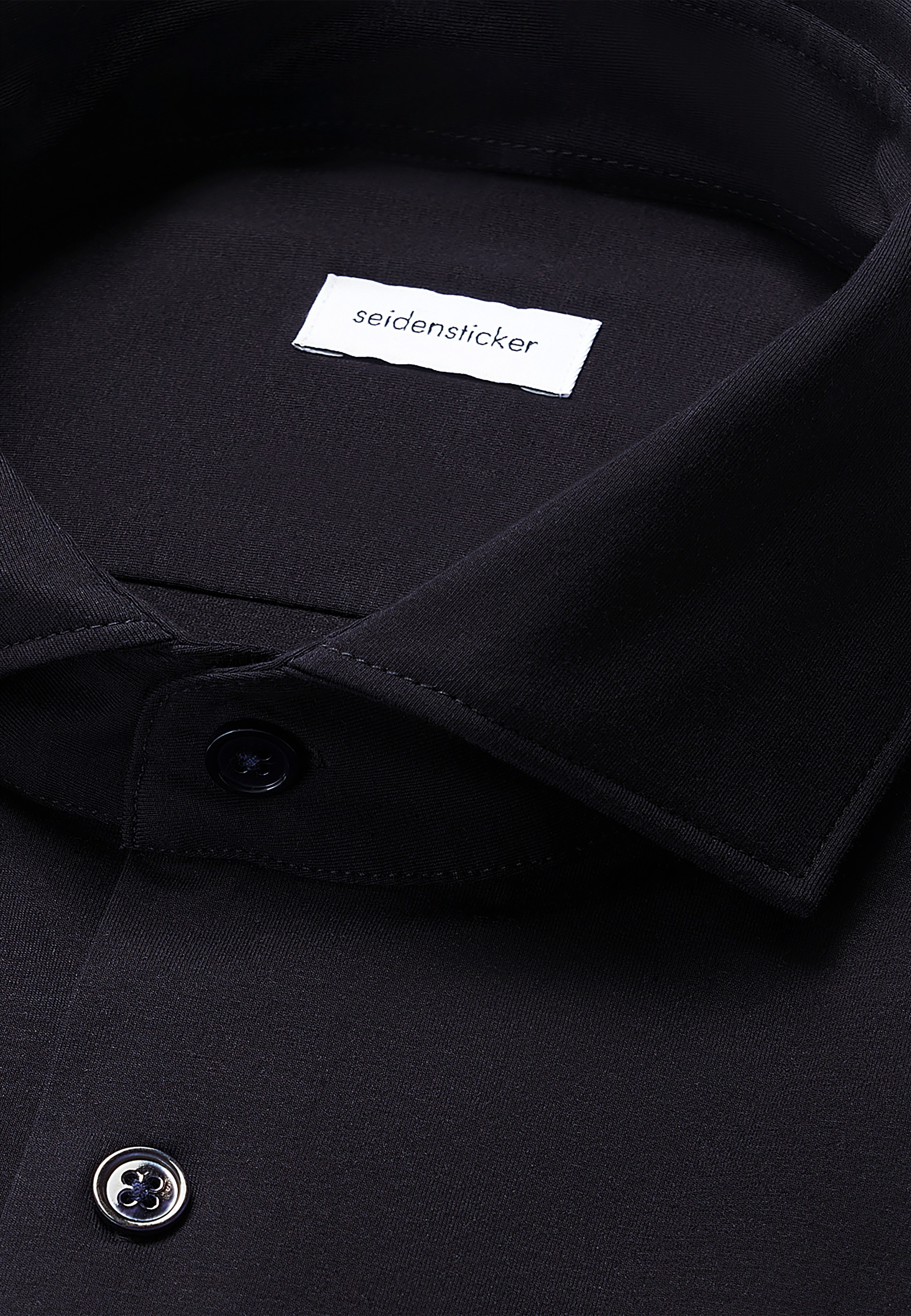 seidensticker Businesshemd »Schwarze Rose«, Slim 1/1 Kentkragen Uni