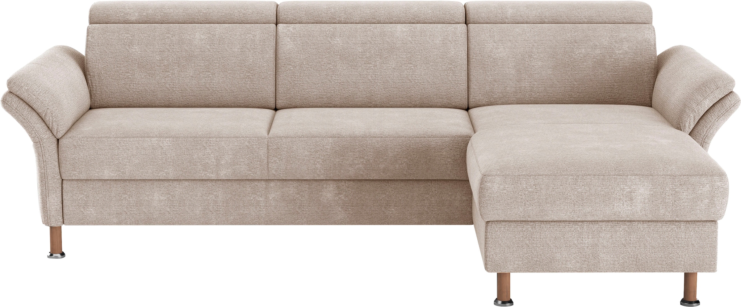 OTTO home Ecksofa "Calypso L-Form" mit motorischen Funktionen im Sofa und Recamiere