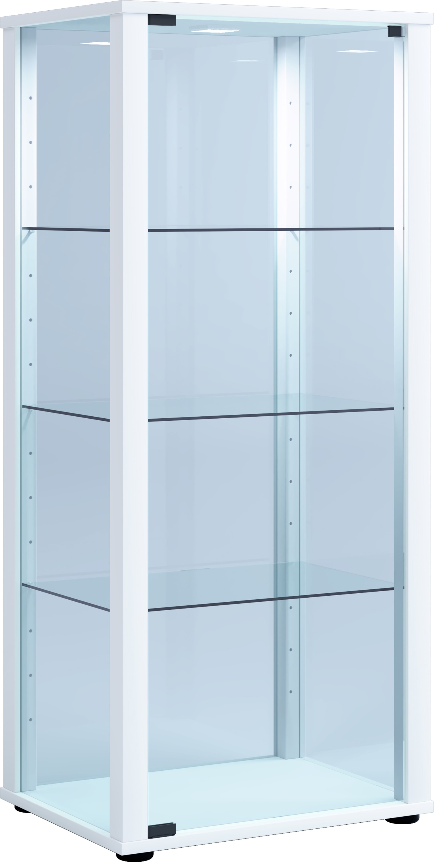 VCM Standvitrine »Holz Glas Stand Vitrine Sammelvitrine Kavisa M«