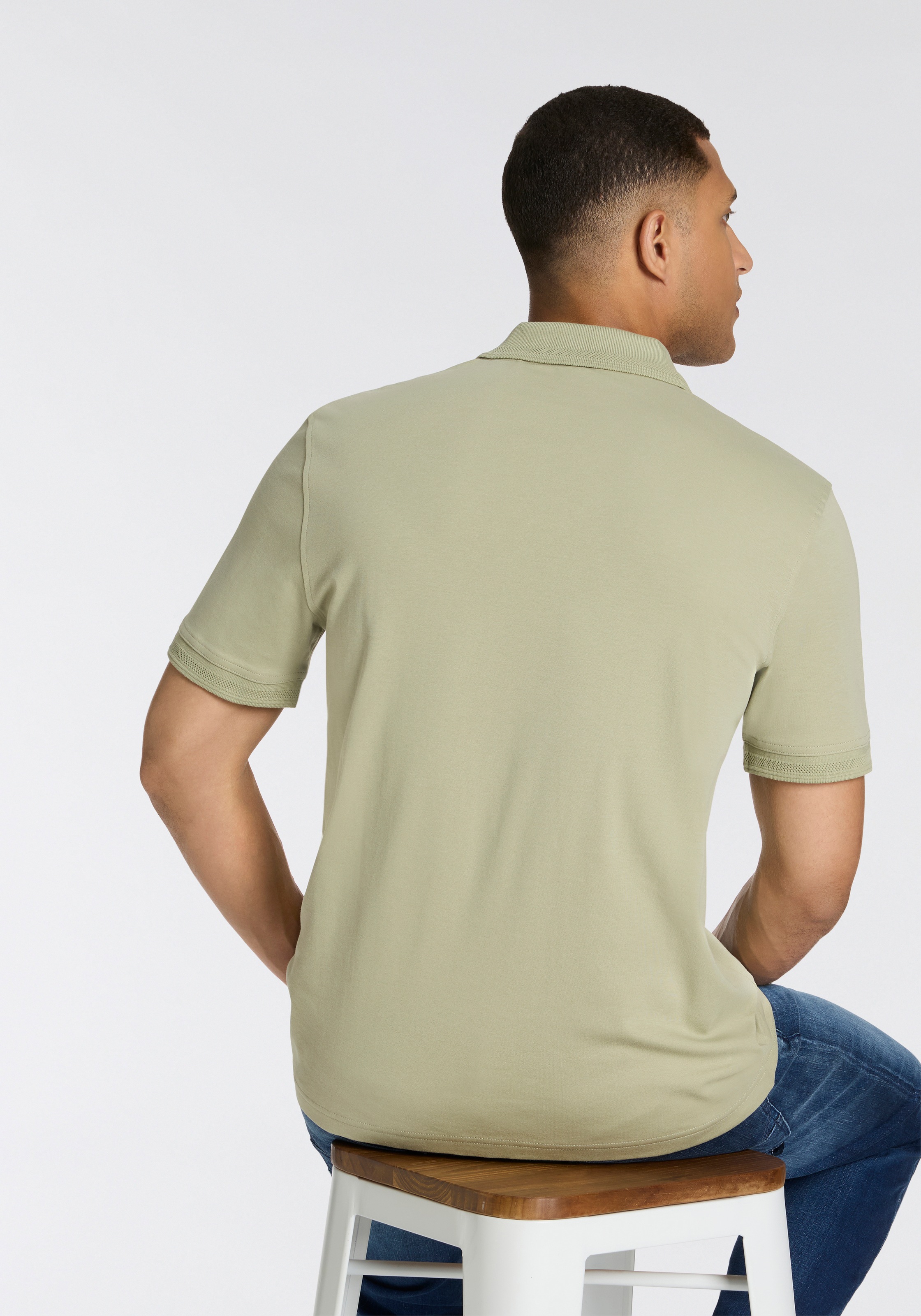 BOSS ORANGE Poloshirt "Pe Interlock", aus Baumwoll-Piqué mit Logo-Print Reg günstig online kaufen