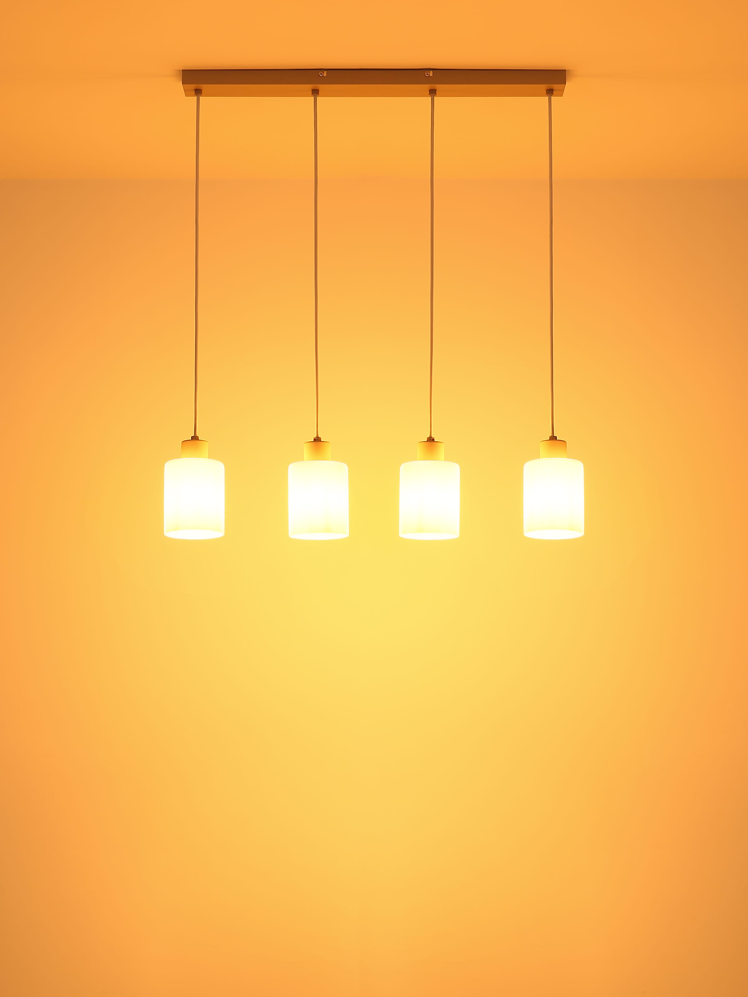 GLOBO LIGHTING Hängeleuchte »TRENT« E27 1 Stk. Sandfarbene Hängeleuchte mit Glas opal, höhenverstellbar