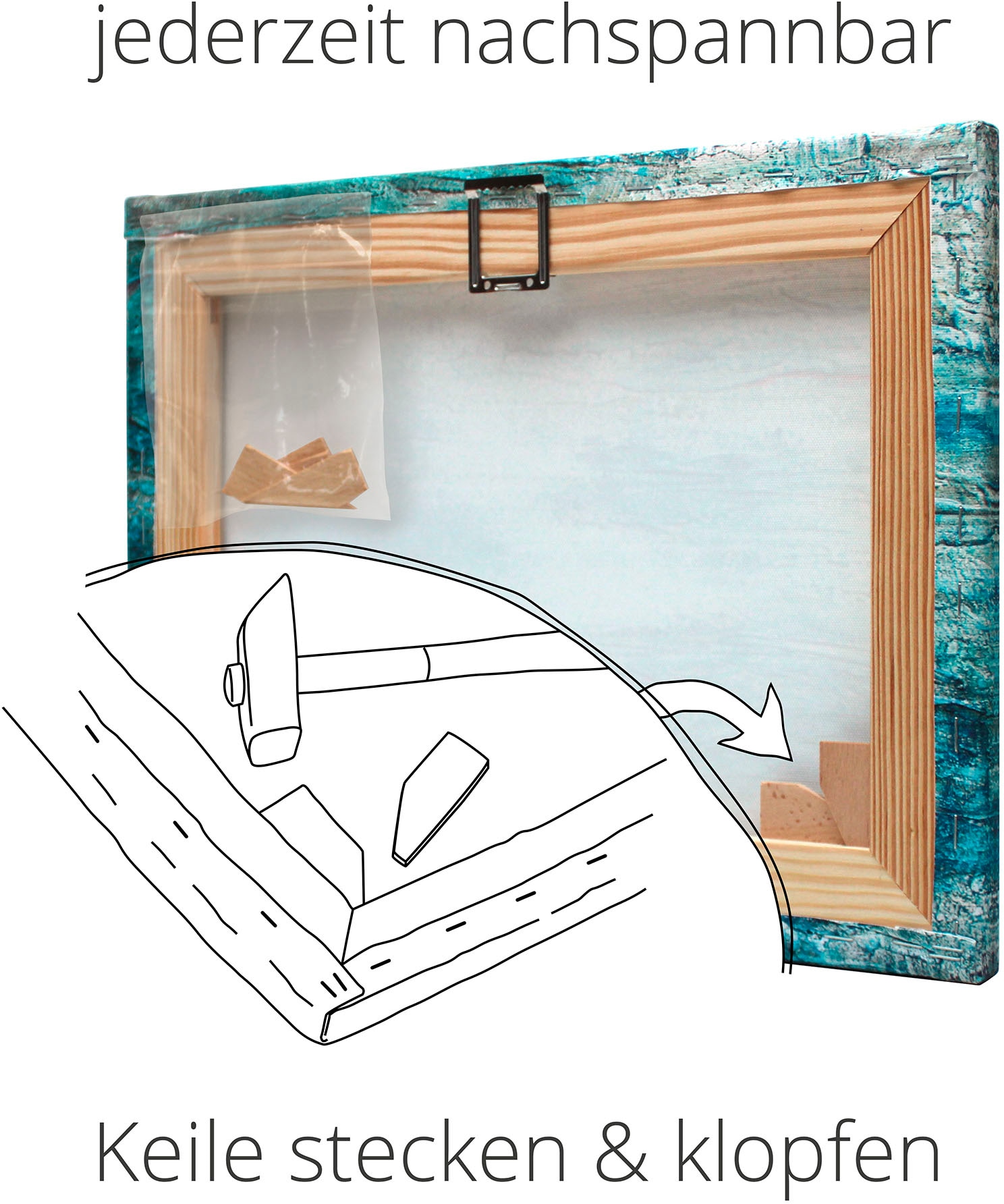 Artland Wandbild »Ausblick auf´s Meer«, Wandaufkleber (1 oder Leinwandbild, als versch. Alubild, Fensterblick, | bestellen Poster BAUR St.), Größen in