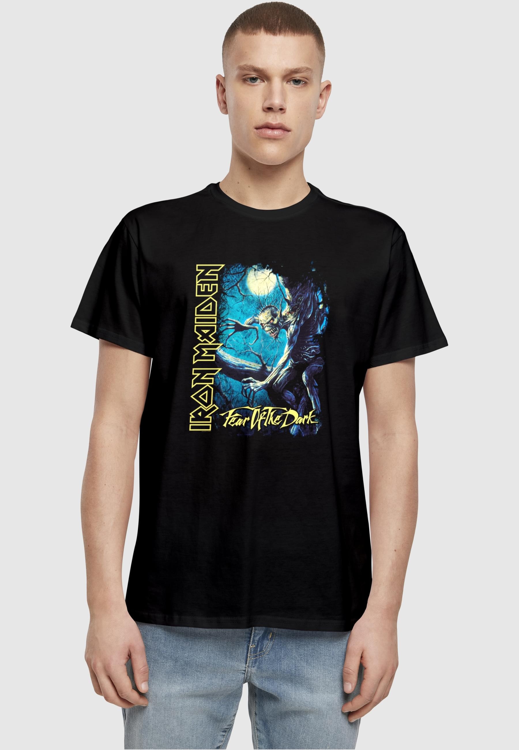 Merchcode T-Shirt »Merchcode Herren Iron Maiden - Fear of the Dark Basic T-Shirt«, (1 tlg.)
