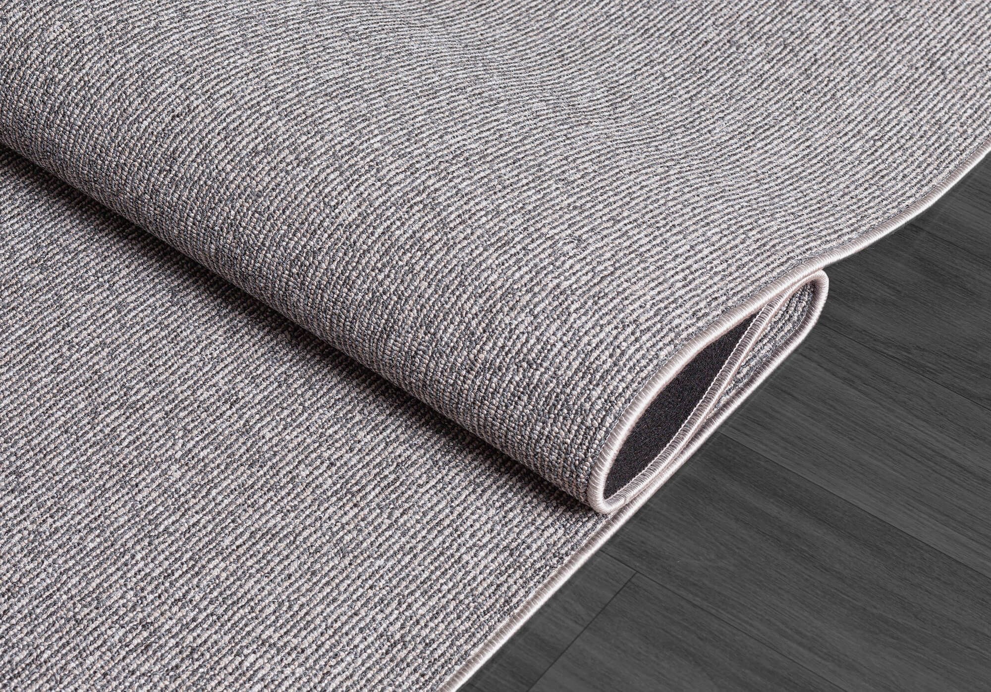 the carpet Teppich »Natal« rechteckig 5 mm Höhe Wohnzimmer Teppich robust Filz-Rücken