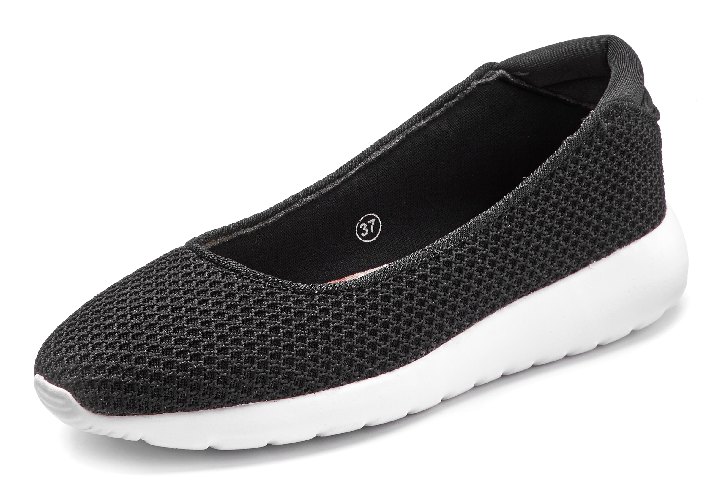 LASCANA Ballerina "Freizeitschuh, Slipper, Halbschuh,", zum Reinschlüpfen, günstig online kaufen