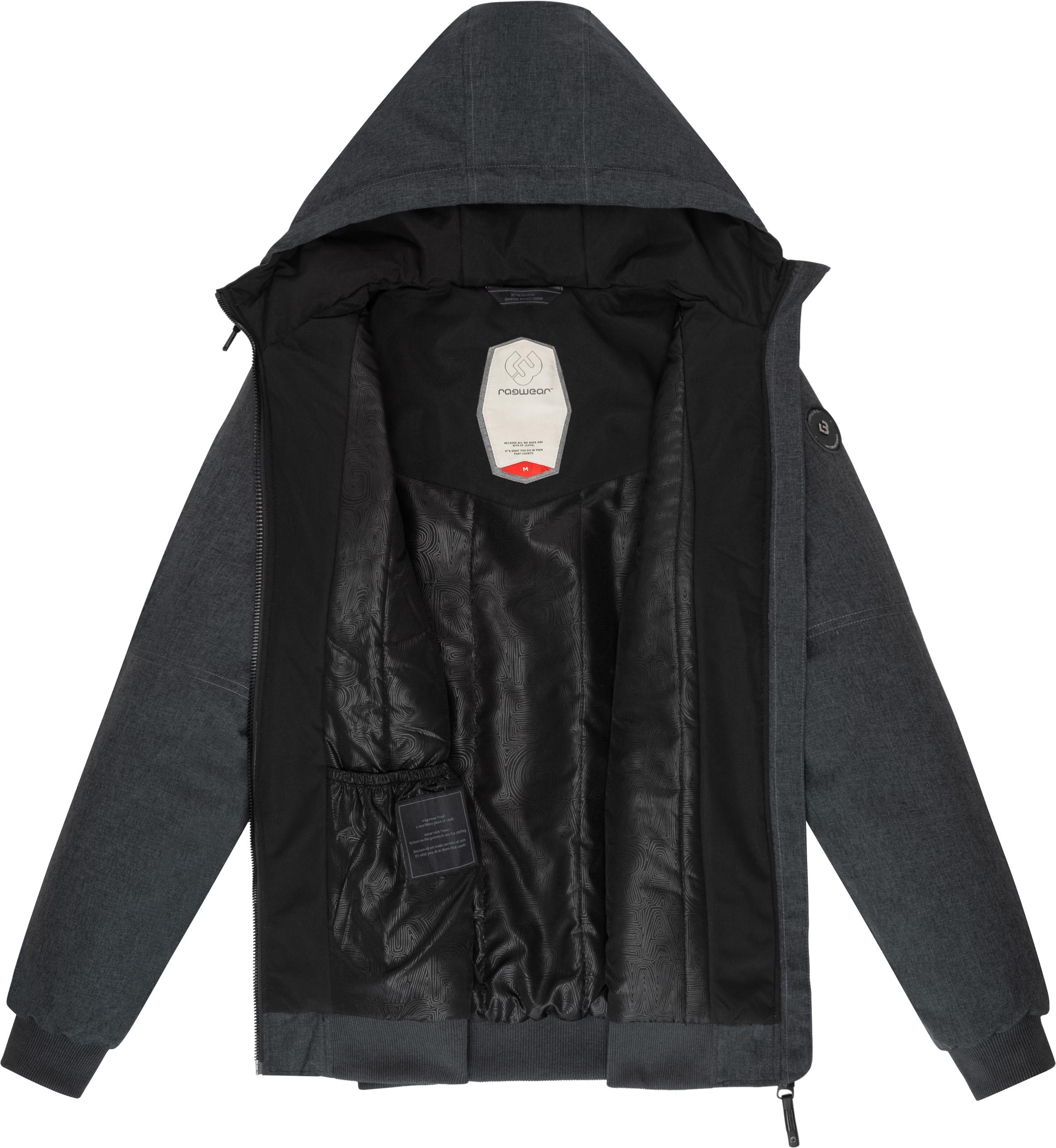 Ragwear Winterjacke »Stewie«, mit Kapuze, wasserdichte Herren Outdoorjacke mit großer Kapuze