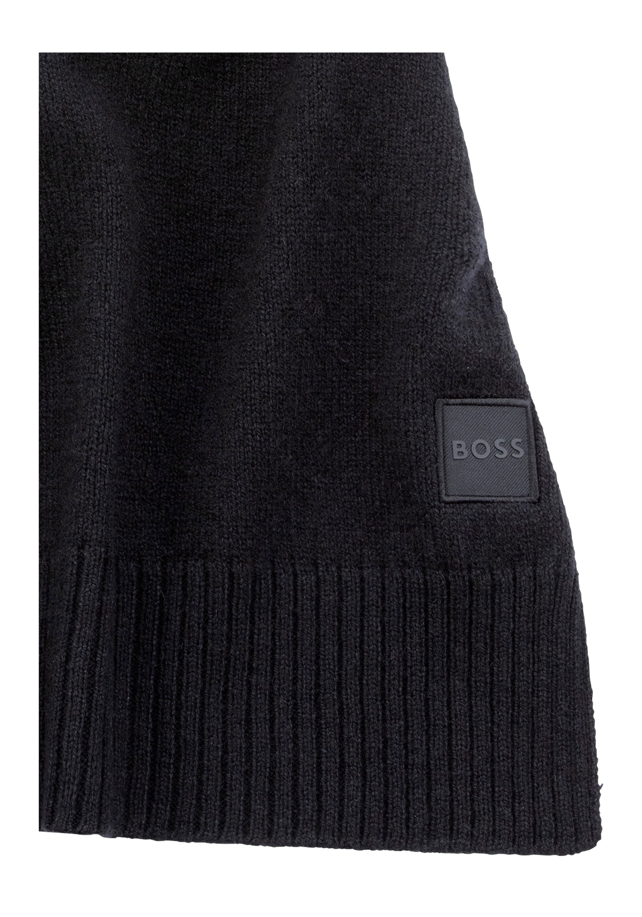 BOSS ORANGE Strickschal Akaio_R_Scarf, 50% Wolle günstig online kaufen