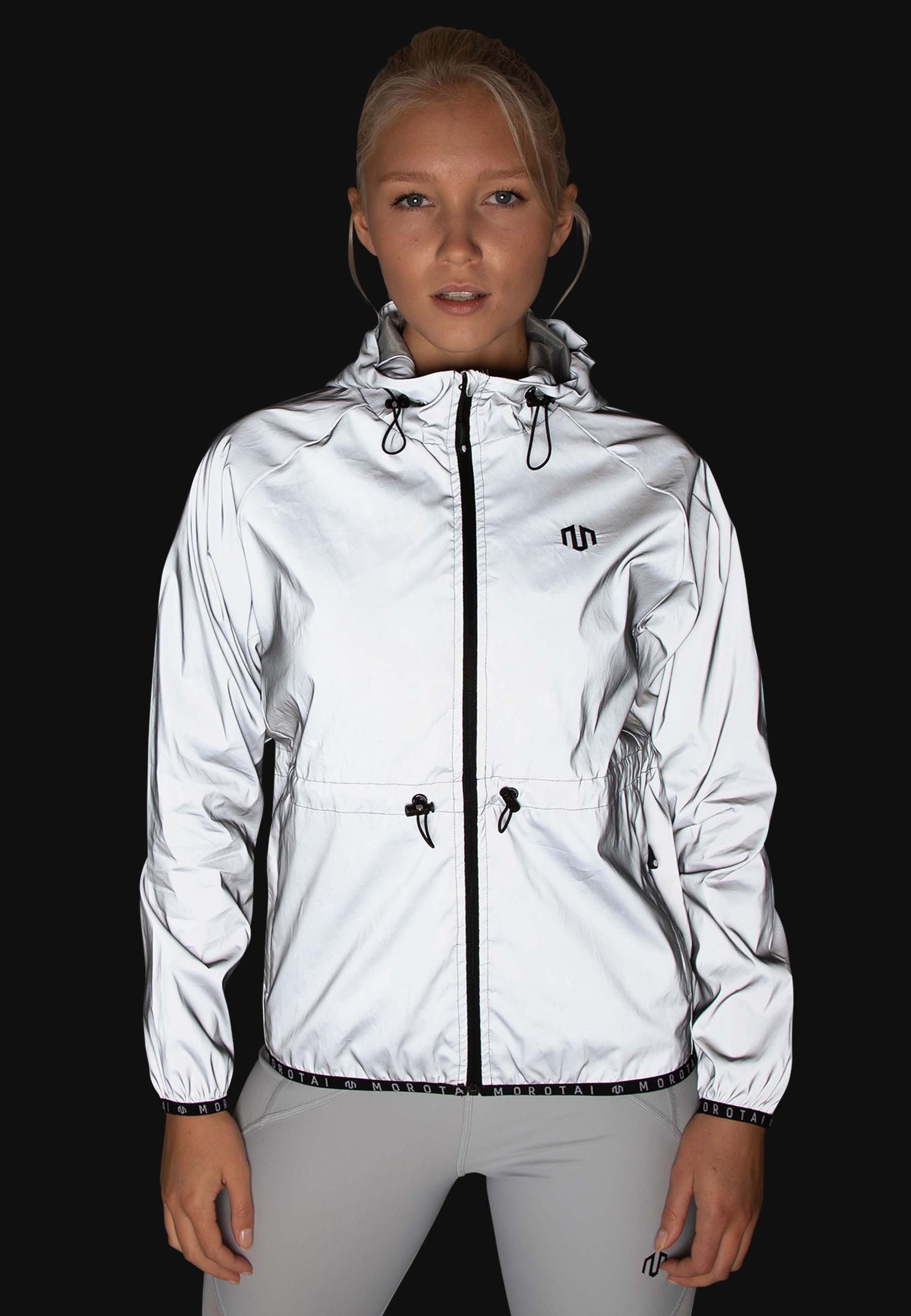 MOROTAI Windbreaker »MOROTAI Damen Morotai Reflective Windbreaker« 1 Stk. tlg. mit Kapuze