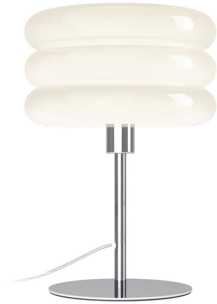 EGLO LED Tischleuchte »TORTORA« E14 1 Stk. Tischlampe, Lampe, Schlafzimmerlampe, chrom Glas, H:30 cm, Ø 20 cm