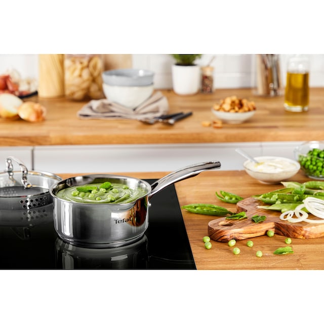 Tefal Kasserolle »Duetto+ G71928«, Edelstahl 18/10, hochwertiger Edelstahl,  hochglanzpoliert, langlebig, 16 cm kaufen | BAUR