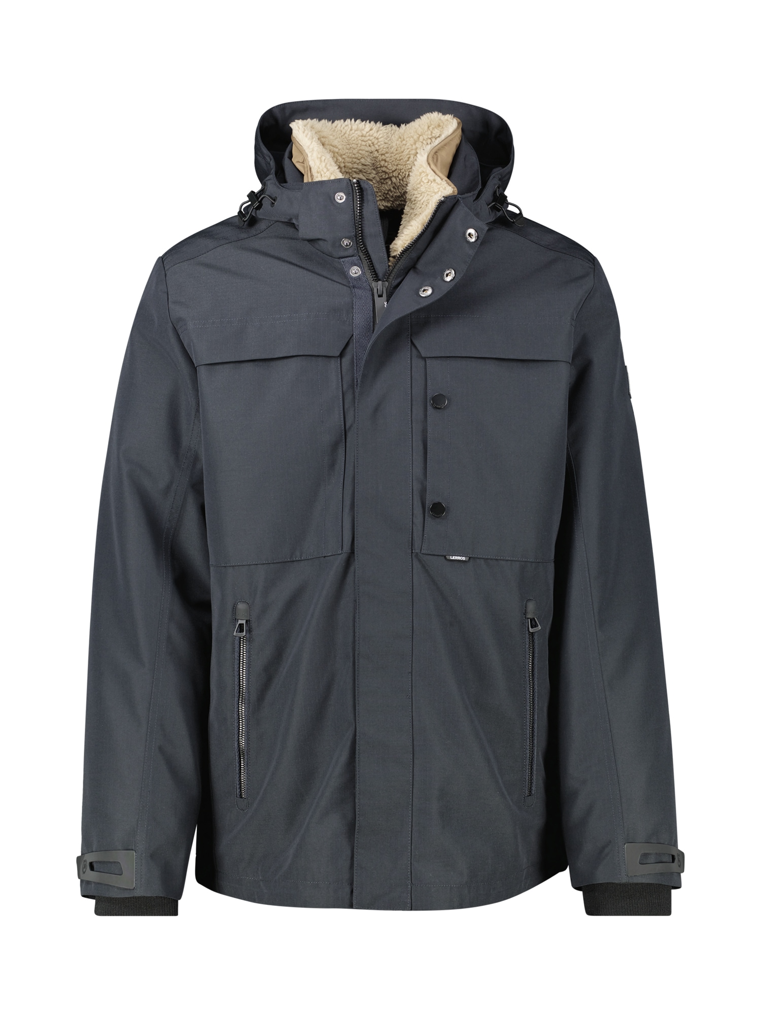 LERROS Winterjacke "LERROS Herrenjacke in Großen Größen" mitKapuze Wasser- günstig online kaufen