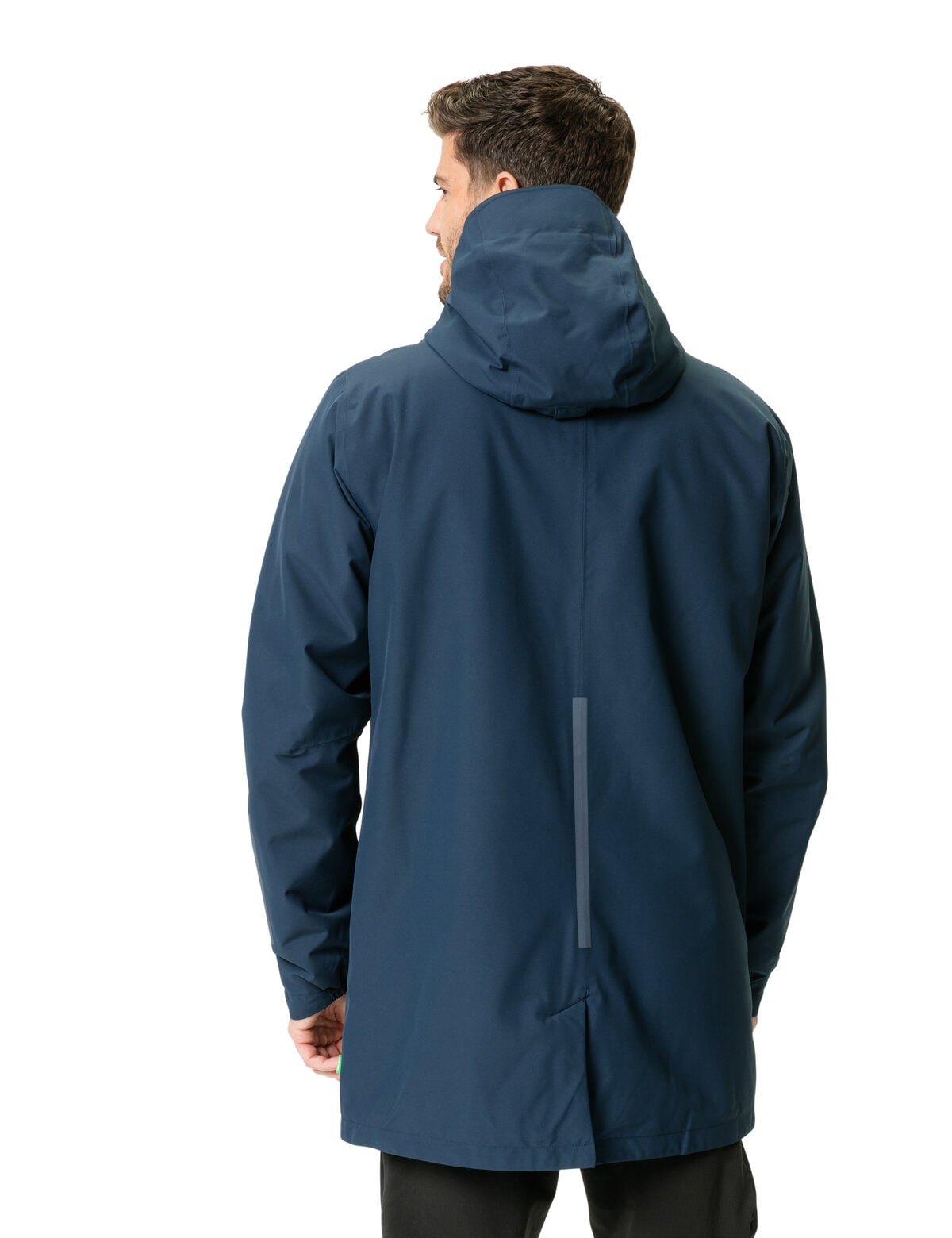 VAUDE Funktionsparka »MENS CYCLIST PADDED PARKA«, (1 St.), mit Kapuze