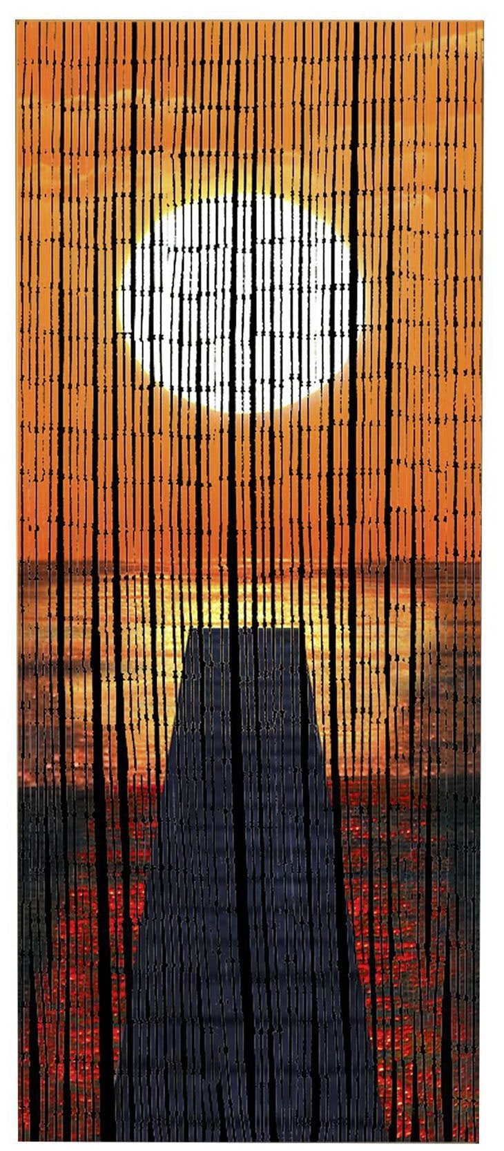 Maximex Türvorhang "Modell Sonnenuntergang" Hakenaufhängung 1 Stk. tlg. Ins günstig online kaufen