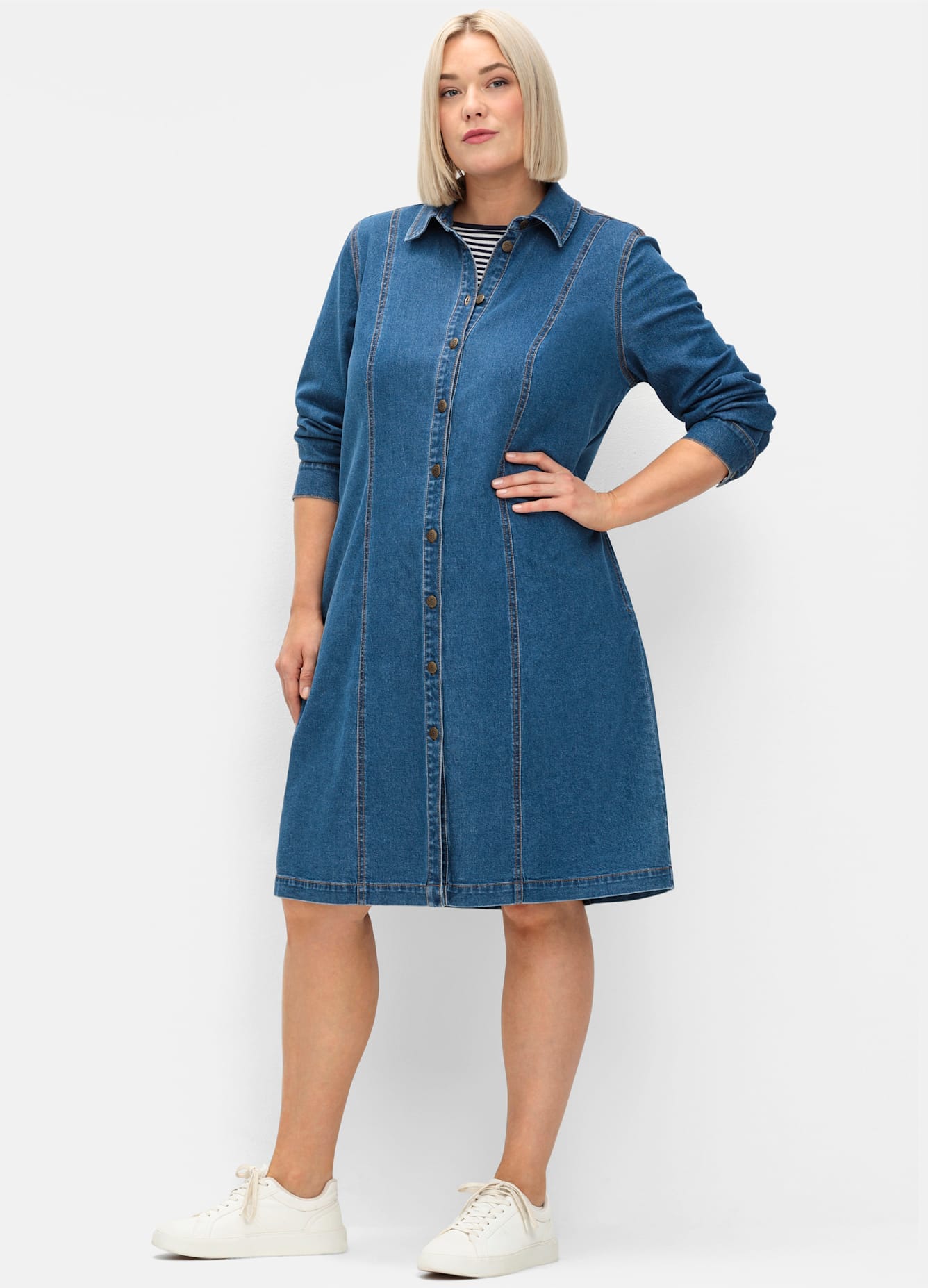 Sheego Jeanskleid "Jeanskleid" günstig online kaufen