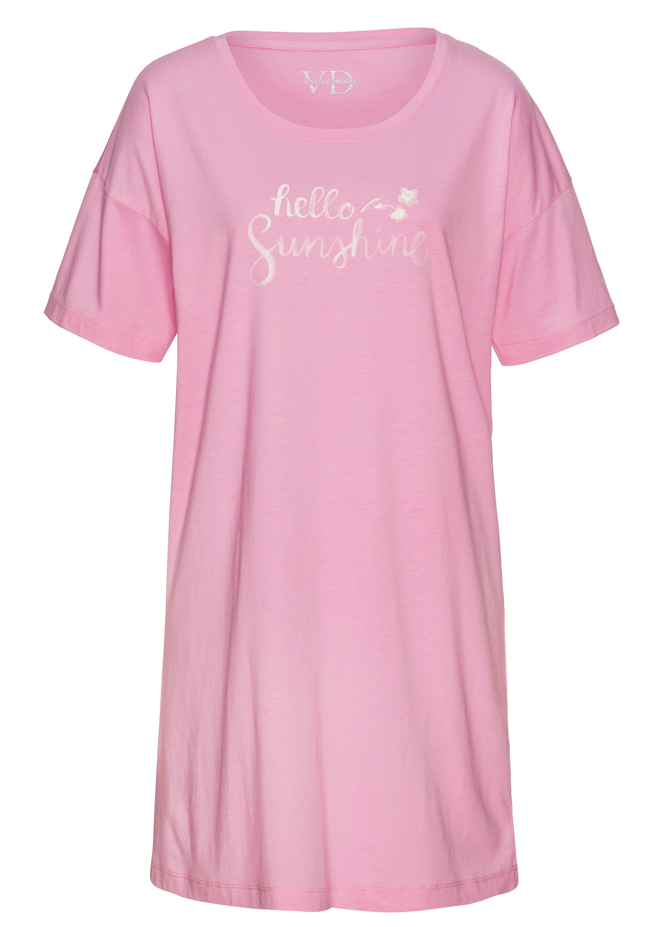 Vivance Dreams Sleepshirt, mit Frontdruck günstig online kaufen