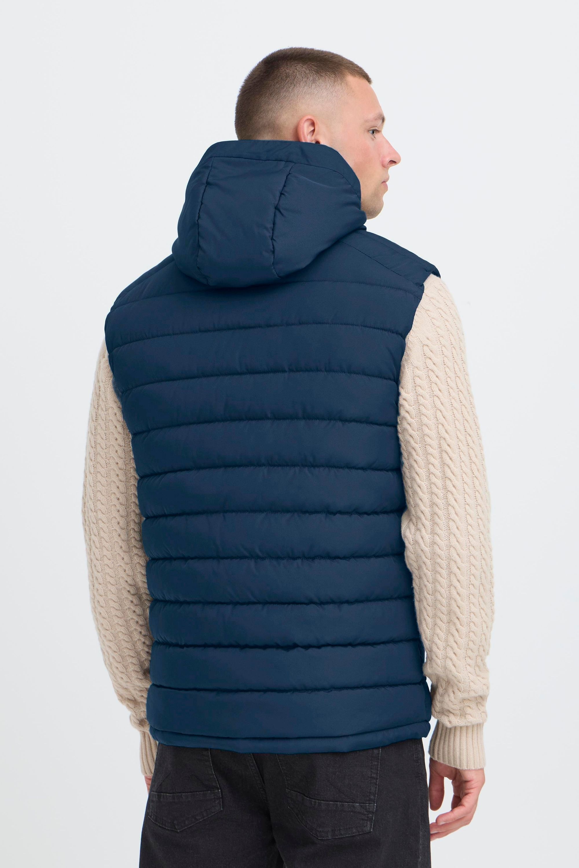 Blend Steppweste »BHMelai« Stilvolle Basic Steppweste mit Taschen und Kapuze