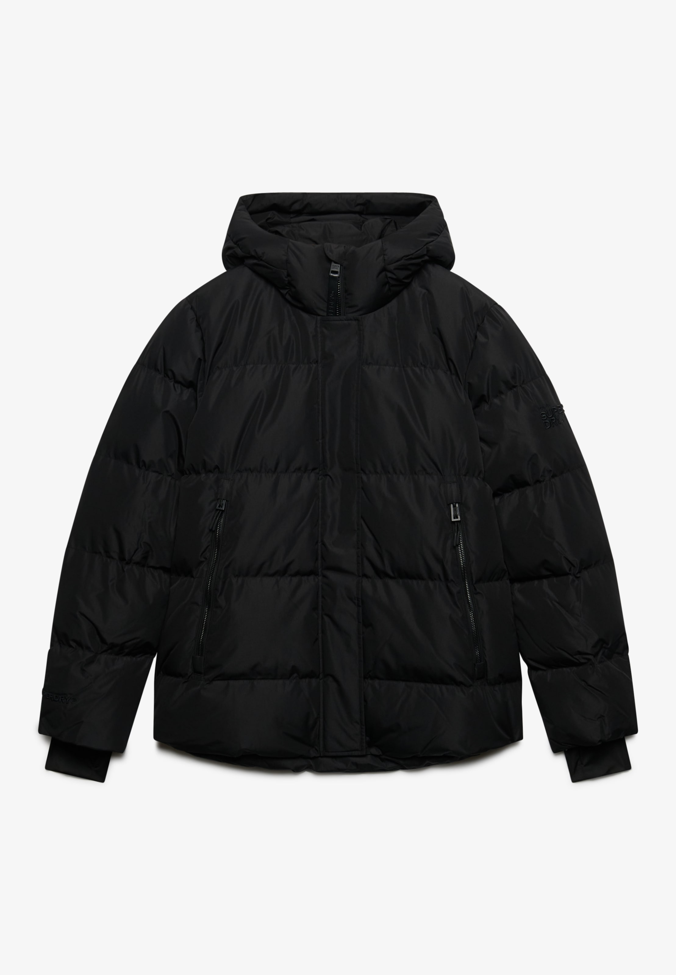 Superdry Steppjacke »HOODED 5 BAFFLE SPORTS PUFFER« mit Kapuze Kunstfaser, relaxed fit