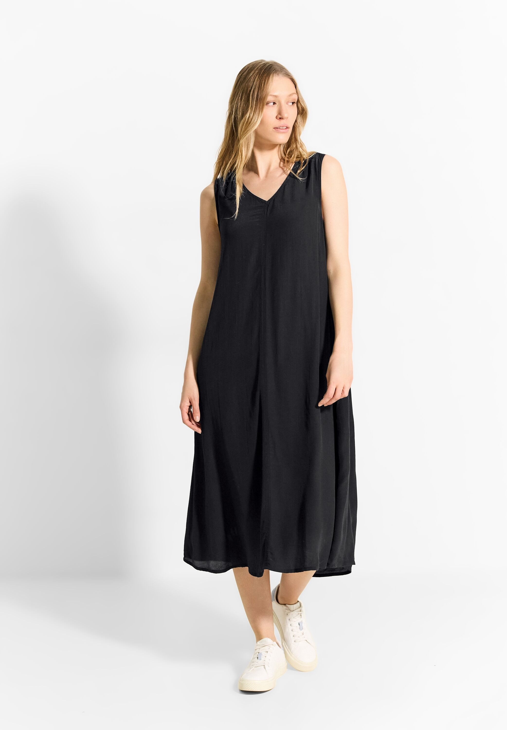 Cecil Sommerkleid Ohne Taschen in Crepe Optik günstig online kaufen