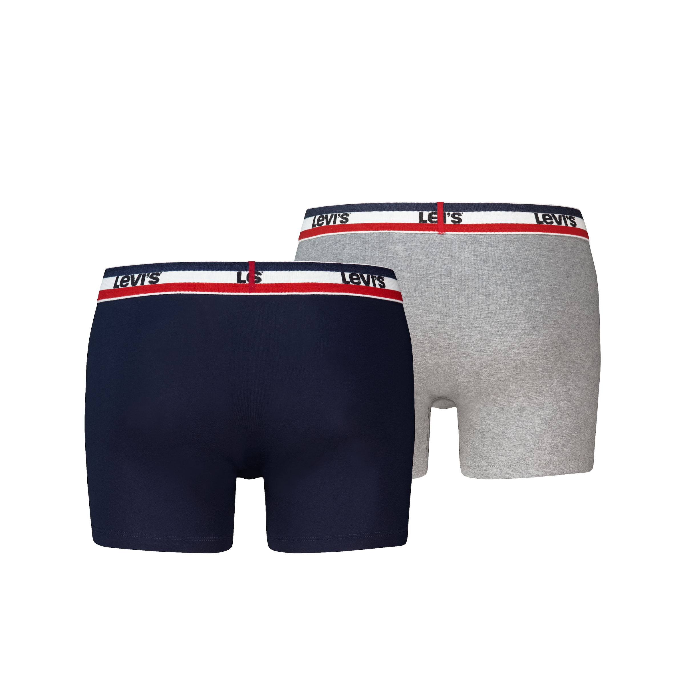 Levi's® Boxershorts »LEVIS MEN REPEAT SPW LOGO BOXER BRIEF« 2er Pack,  ohne Eingriff, elastischer Logobund, Baumwoll-Mix