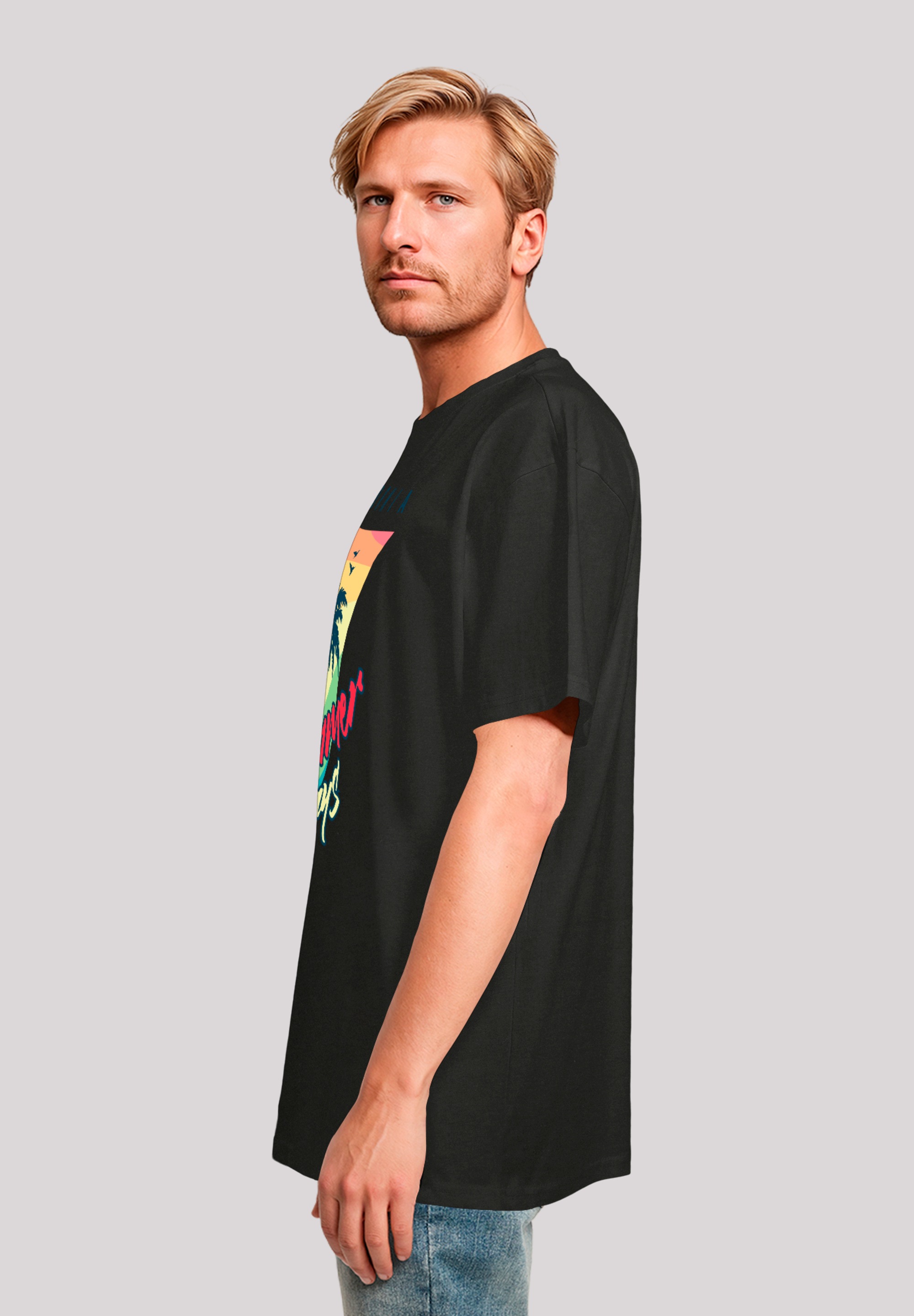 F4NT4STIC T-Shirt »California Palmen Retro«, Premium Qualität
