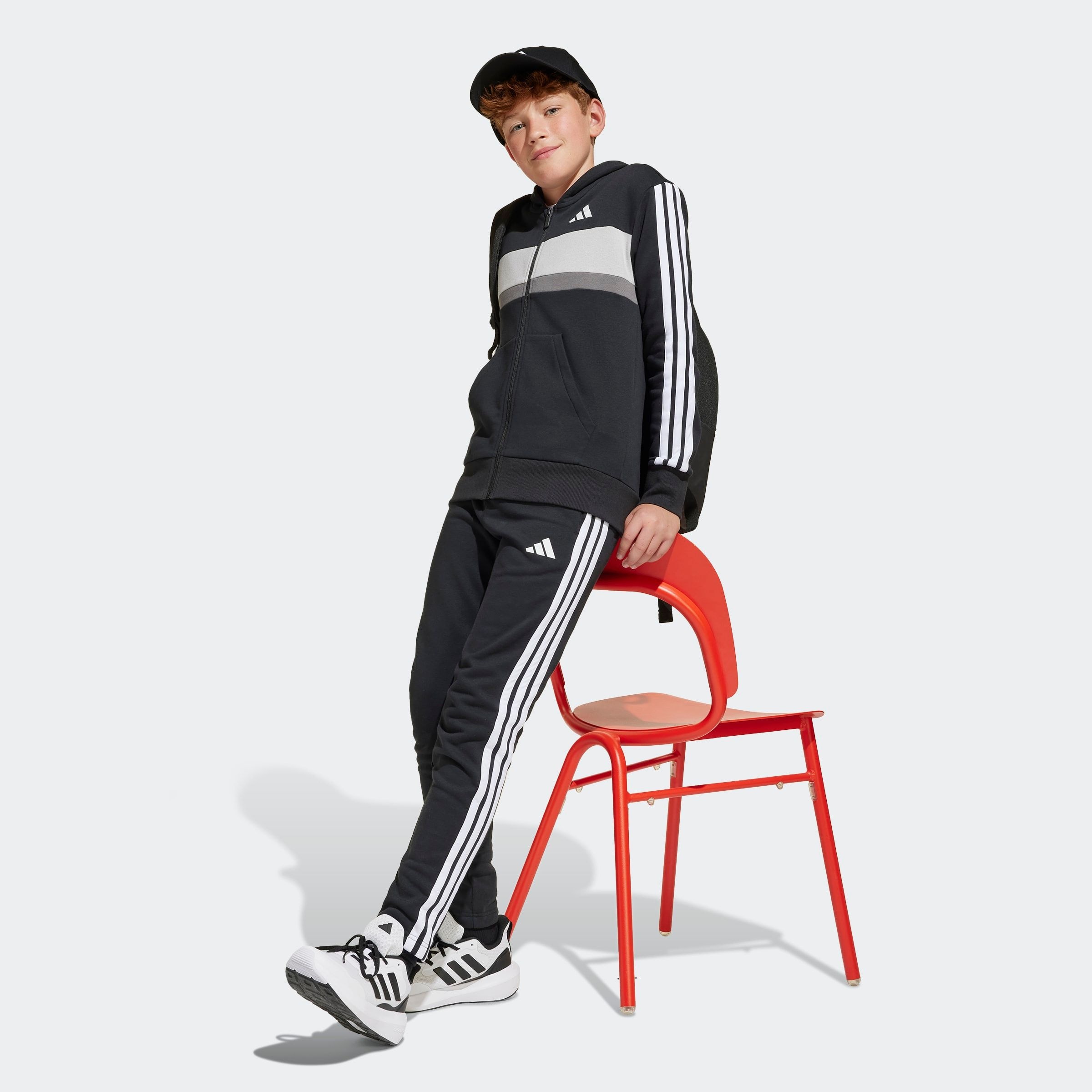 adidas Sportswear Trainingsanzug »J 3S TIB FL TS«, (2 tlg.)