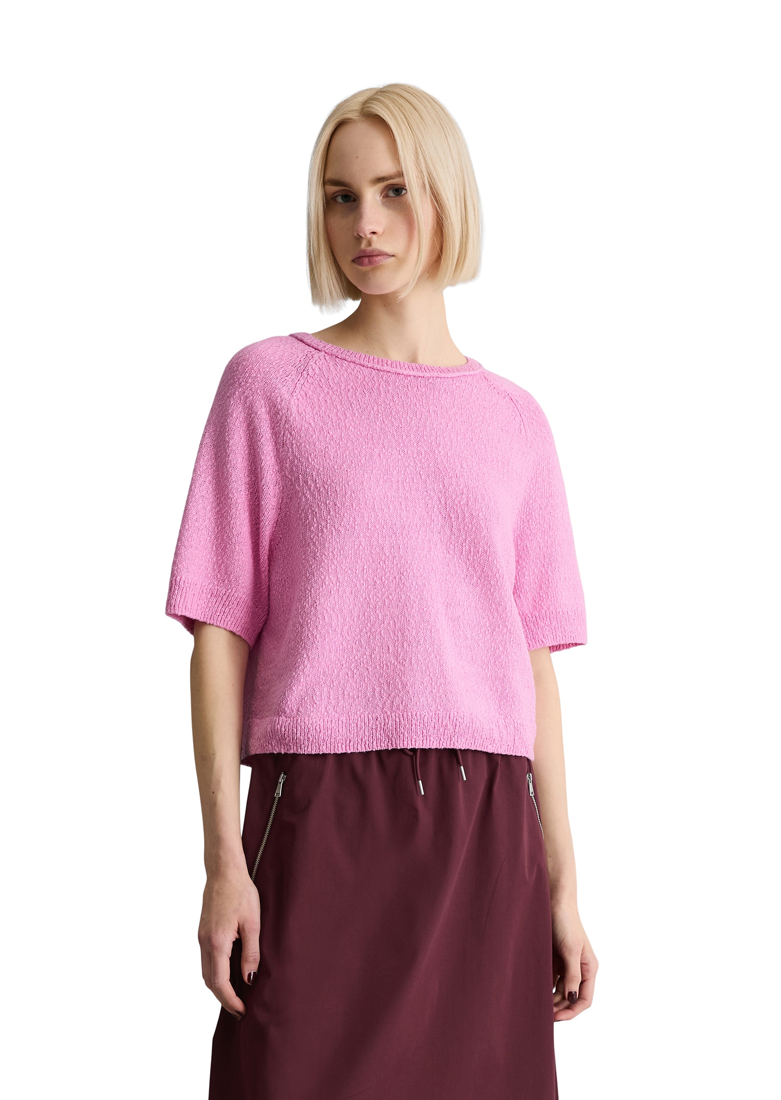 Marc OPolo DENIM Strickpullover "aus Cotton Slub Garn" günstig online kaufen