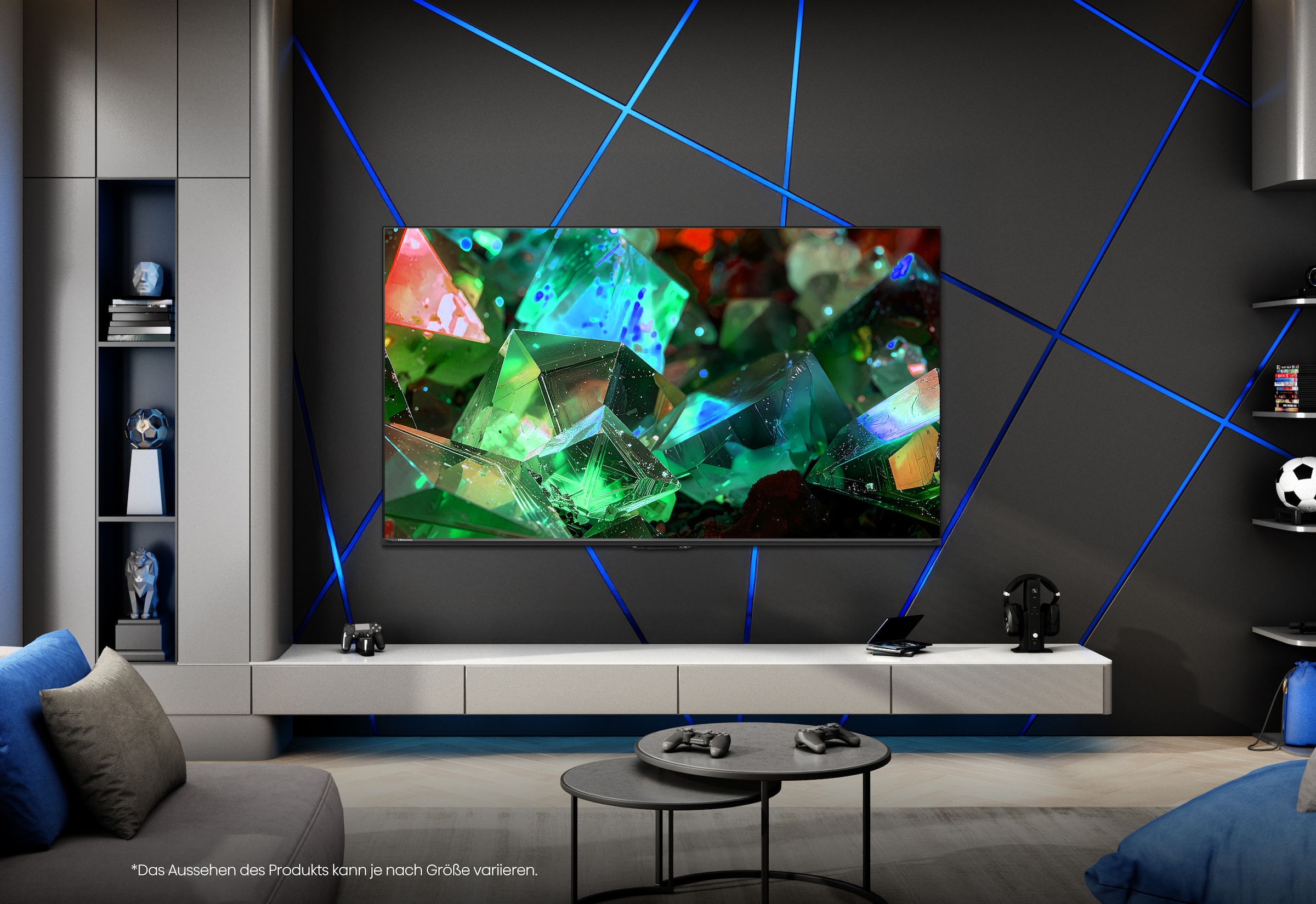 Hisense QLED-Fernseher »85E7S PRO« 215 cm/85 ″ Smart-TV