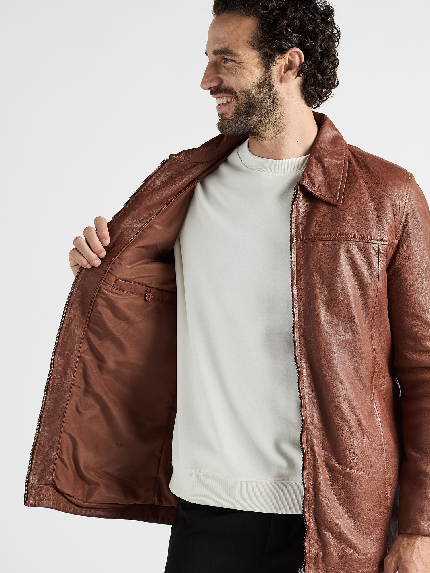 JCC Lederjacke »Saros«