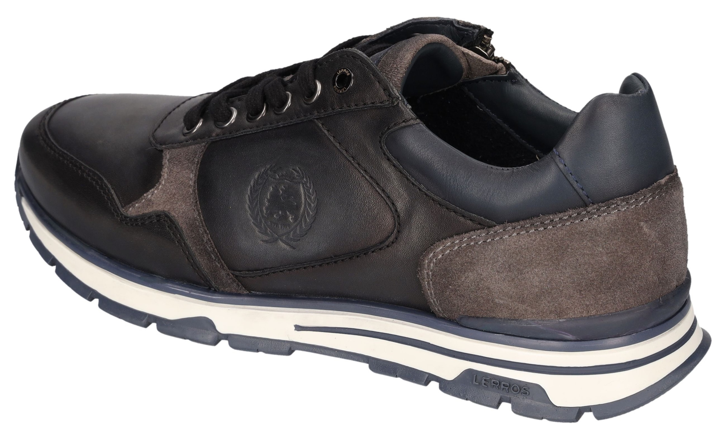 LERROS Sneaker, mit Reißverschluss, Schnürschuh, Freizeitschuh, Halbschuh