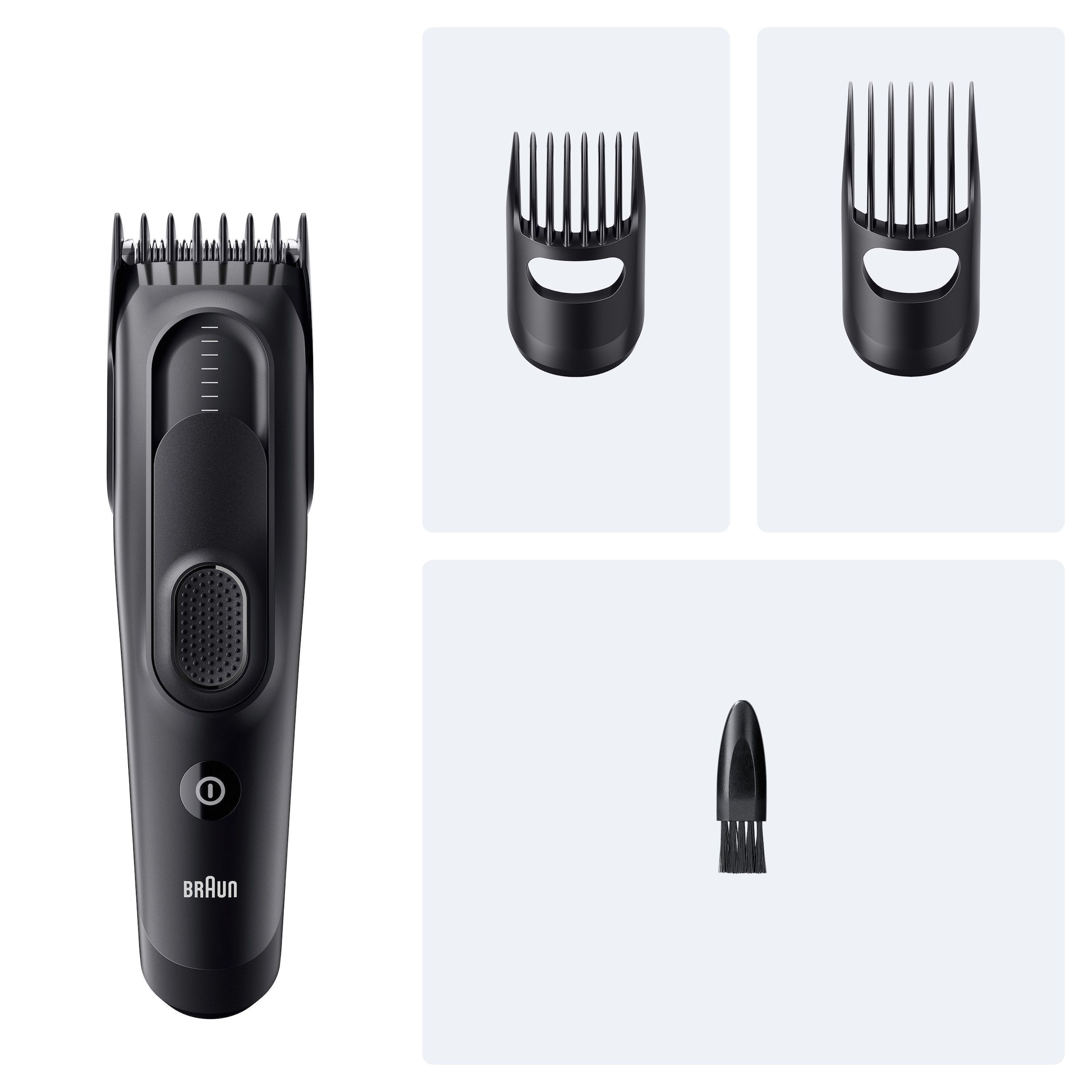 Braun Haarschneider »Haarschneider HC5530«, Lebenslang scharfe Klinge, 17 Längeneinstellungen, 50 Min Laufzeit