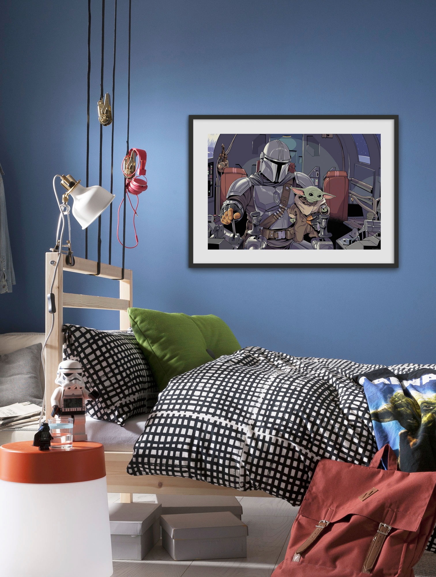 Komar Bild "Mandalorian The Child Cockpit" Disney  Star Wars 1 Stk. tlg. Wa günstig online kaufen