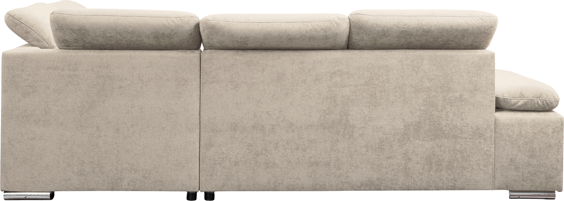 WERK2 Ecksofa »Alicante Cord, inkl. Bettfunktion & Bettkasten, Breite 280cm, L-Form«