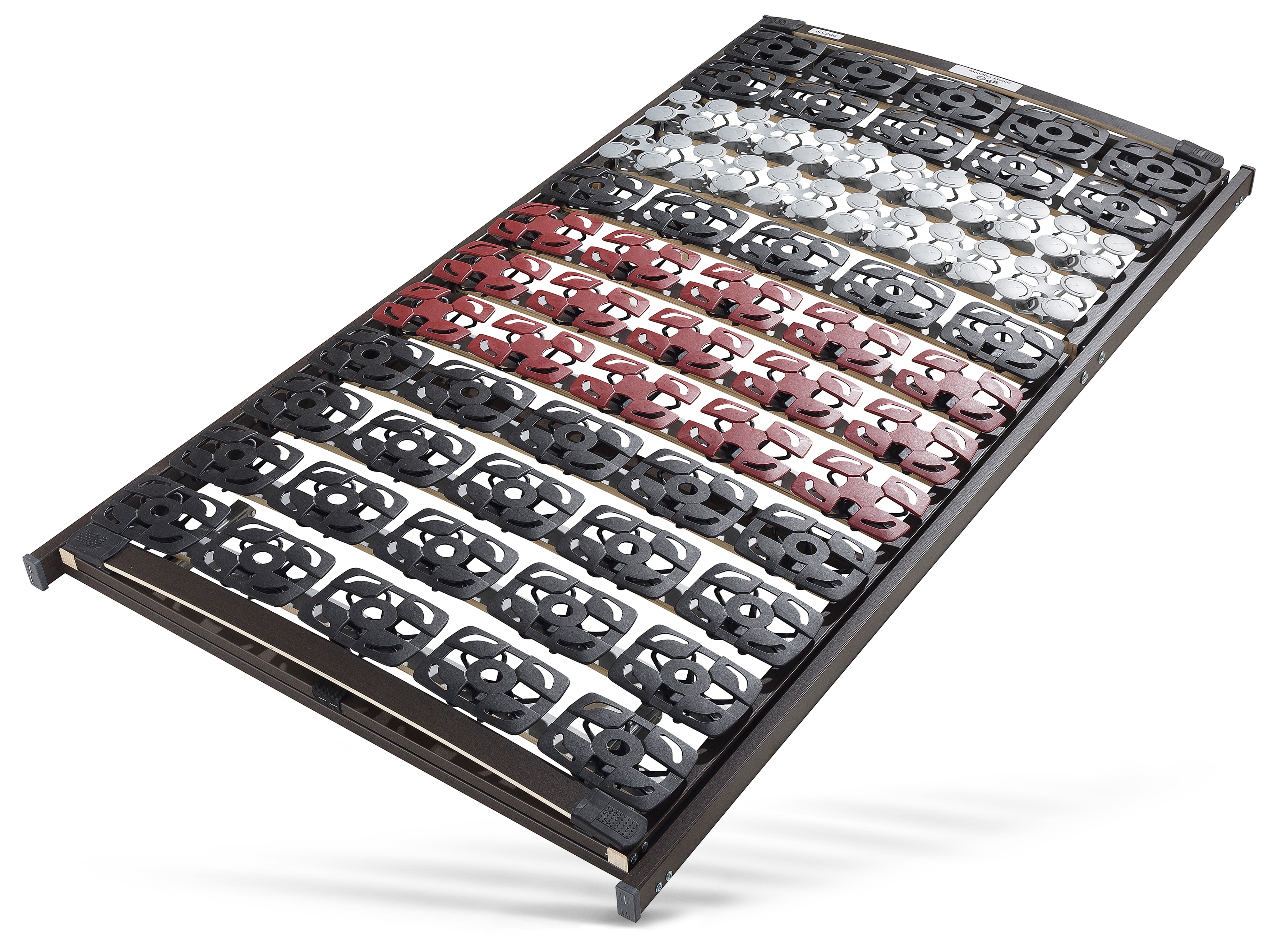 Tellerlattenrost BECO, B:100cm H:9,5cm L:200cm, weiß, Lattenroste, "Mediflex Modul KF", Perfekte Körperanpassung, Druckentlastung und ein ideales